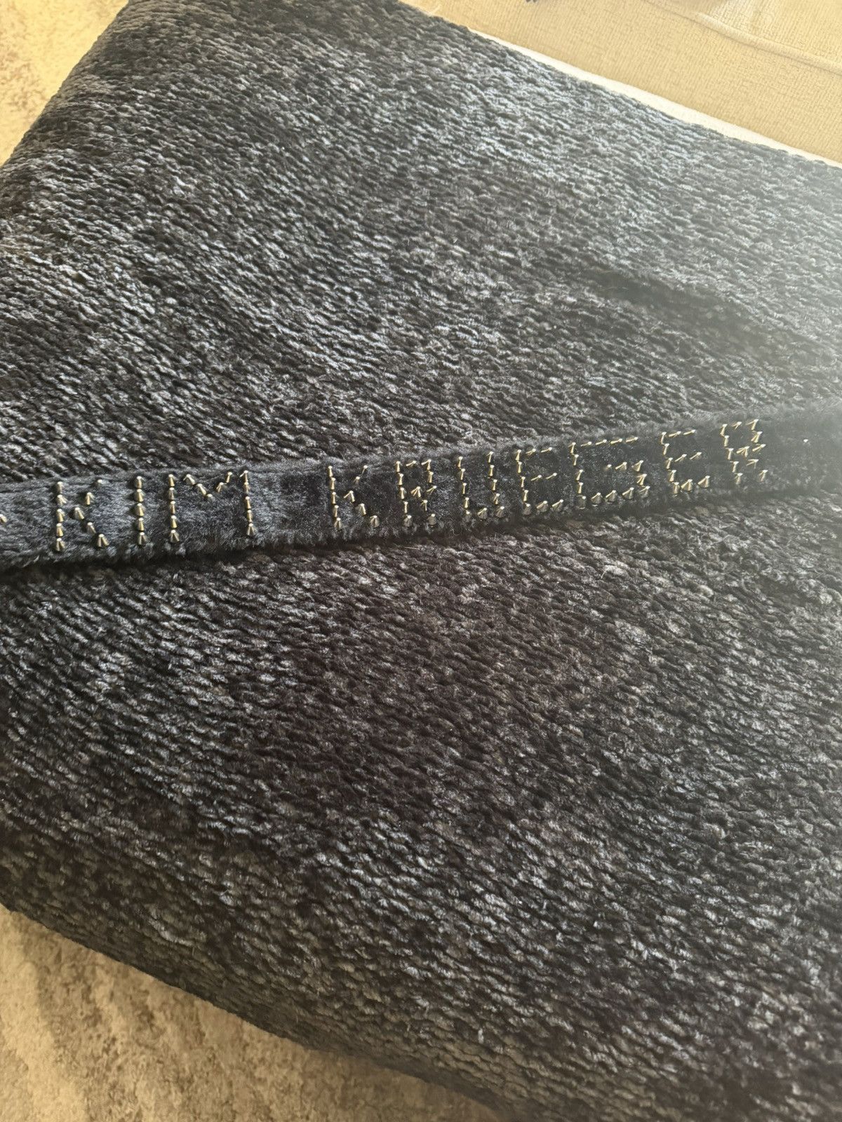 Kim Krueger × Playboi Carti Kim Krueger Studded Leopard Fur Belt