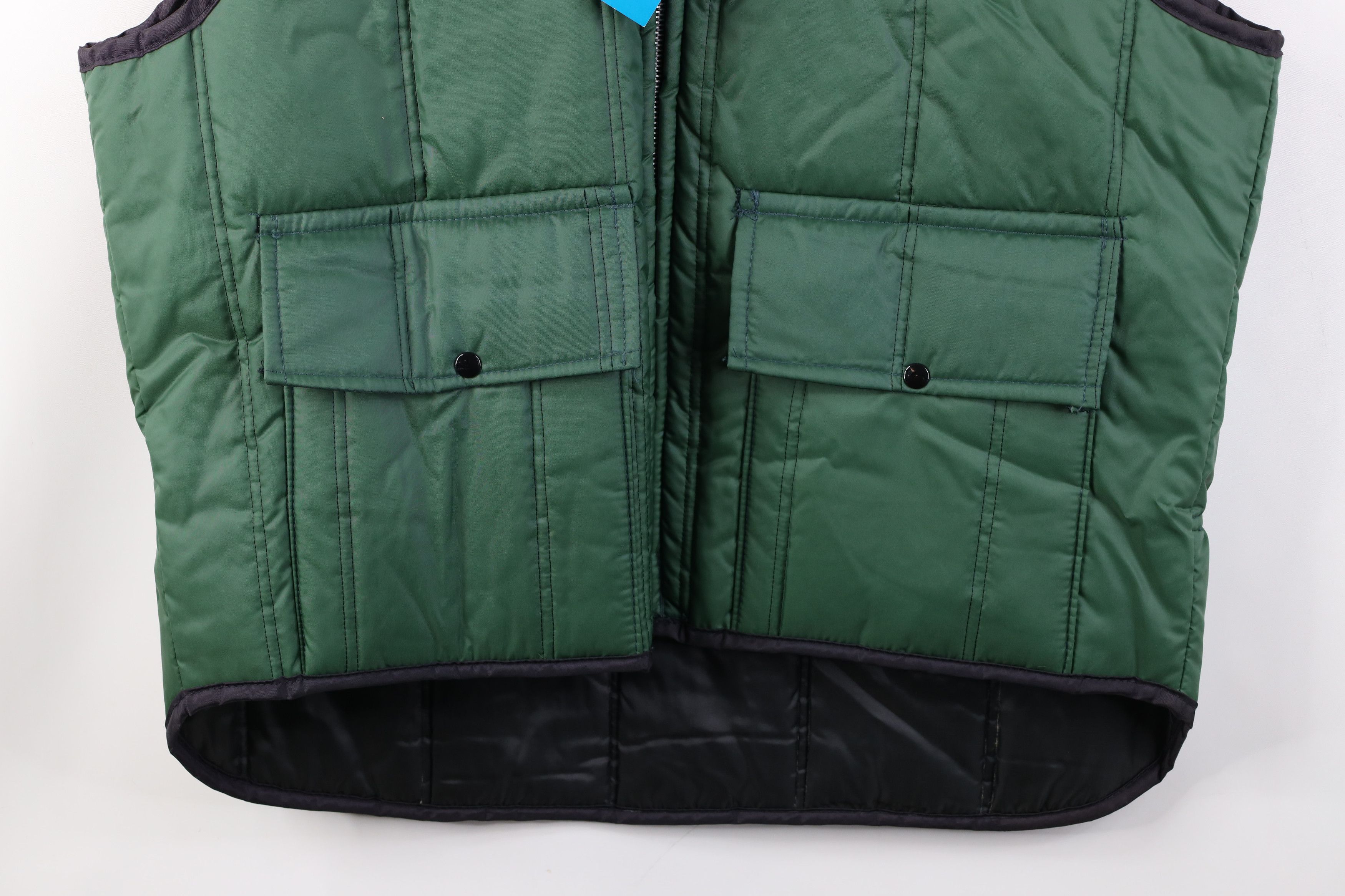 Vintage Deadstock Vintage 70s Streetwear Puffer Vest Jacket Workwear Size US L / EU 52-54 / 3 - 3 Thumbnail