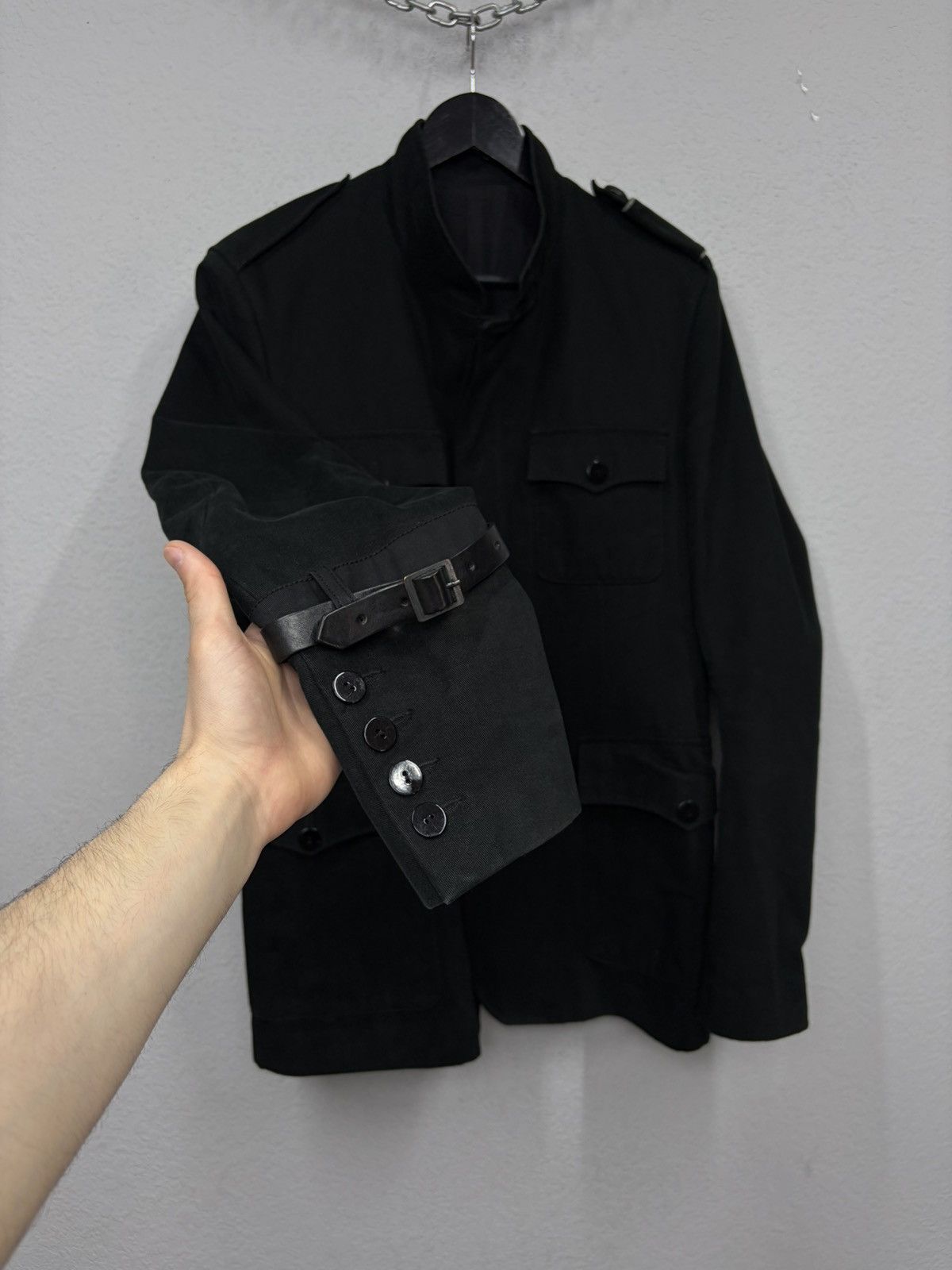Andrew Mackenzie Andrew Mackenzie Napoleon Jacket Black Military Field Coat Size US M / EU 48-50 / 2 - 10 Thumbnail