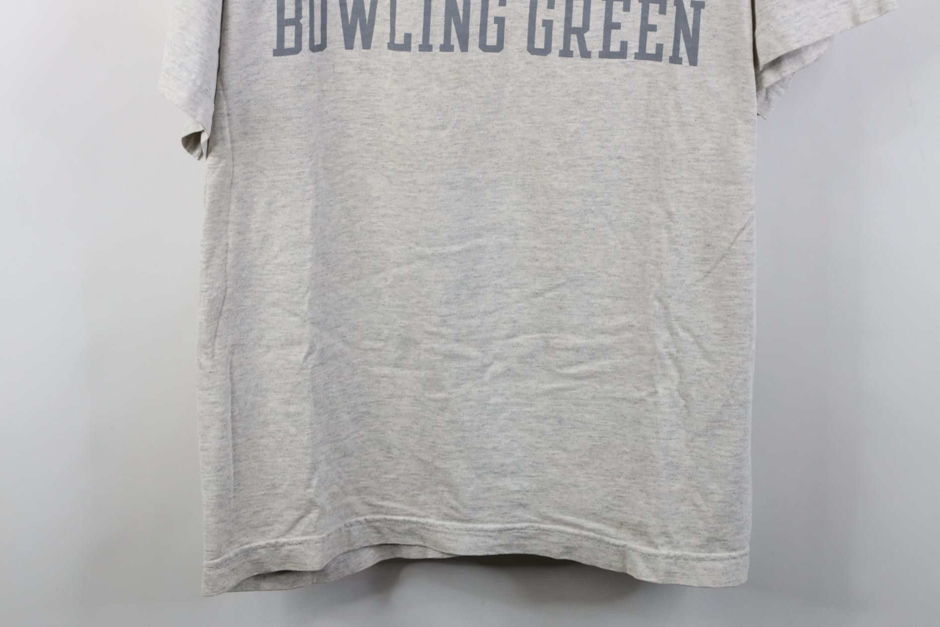 Vintage Vintage 90s Bowling Green State University T-Shirt Gray USA Size US XL / EU 56 / 4 - 3 Thumbnail