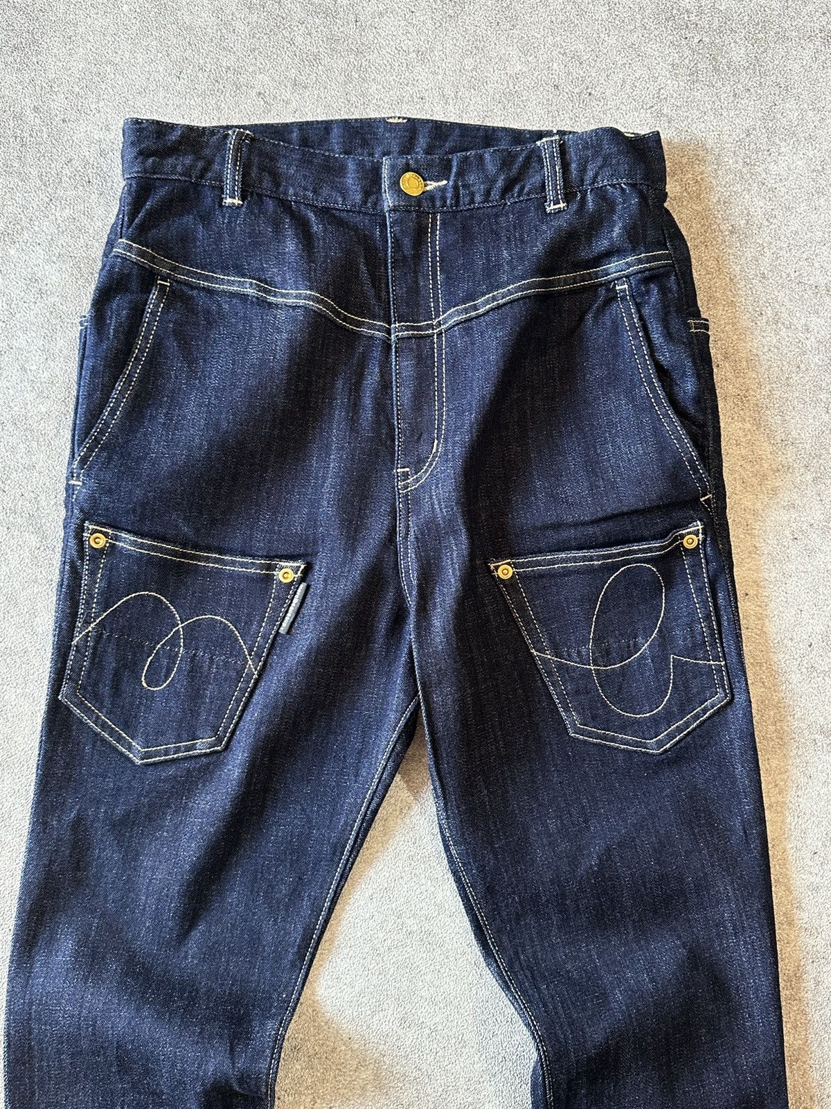 Issey Miyake 90s Vintage Mercibeaucoup by Issey Miyake Denim Pants Size US 28 / EU 44 - 3 Thumbnail