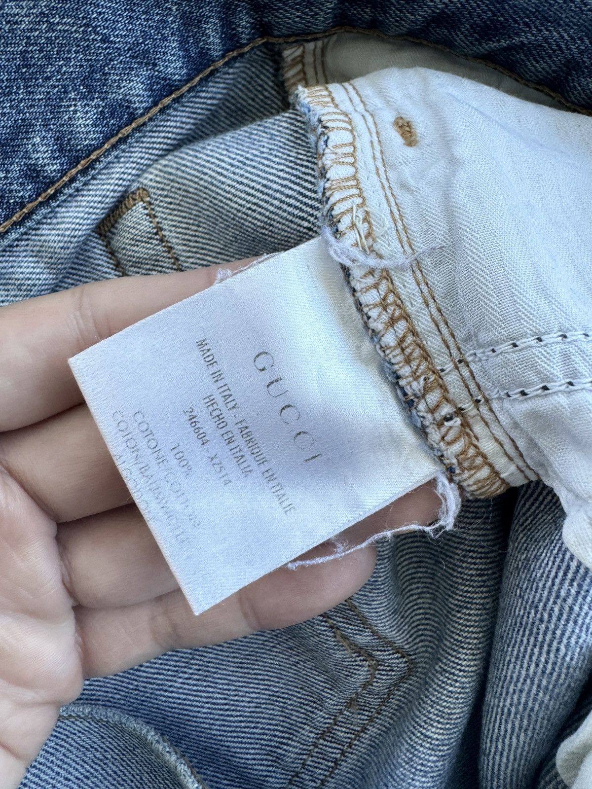Designer × Gucci Gucci Indigo Denim Jeans Size US 33 - 6 Thumbnail