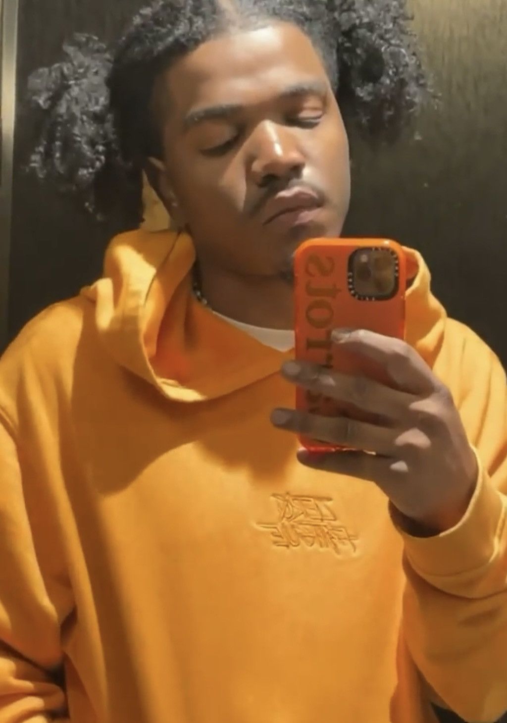 Other Smino Zero Fatigue Silk Pillow Orange Hoodie Size US S / EU 44-46 / 1 - 2 Thumbnail