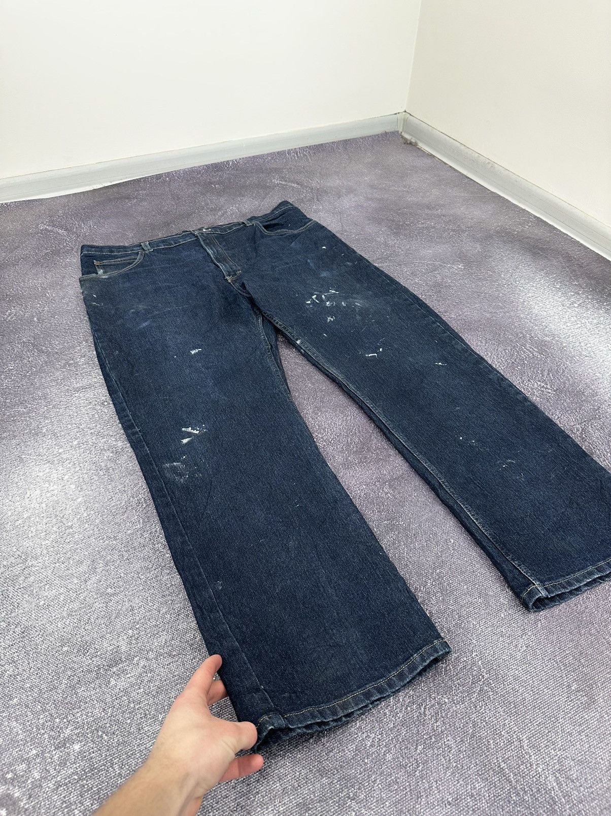 Dickies Vintage Dickies Distressed Denim Hype Baggy USA Work Jeans Size US 38 / EU 54 - 10 Thumbnail