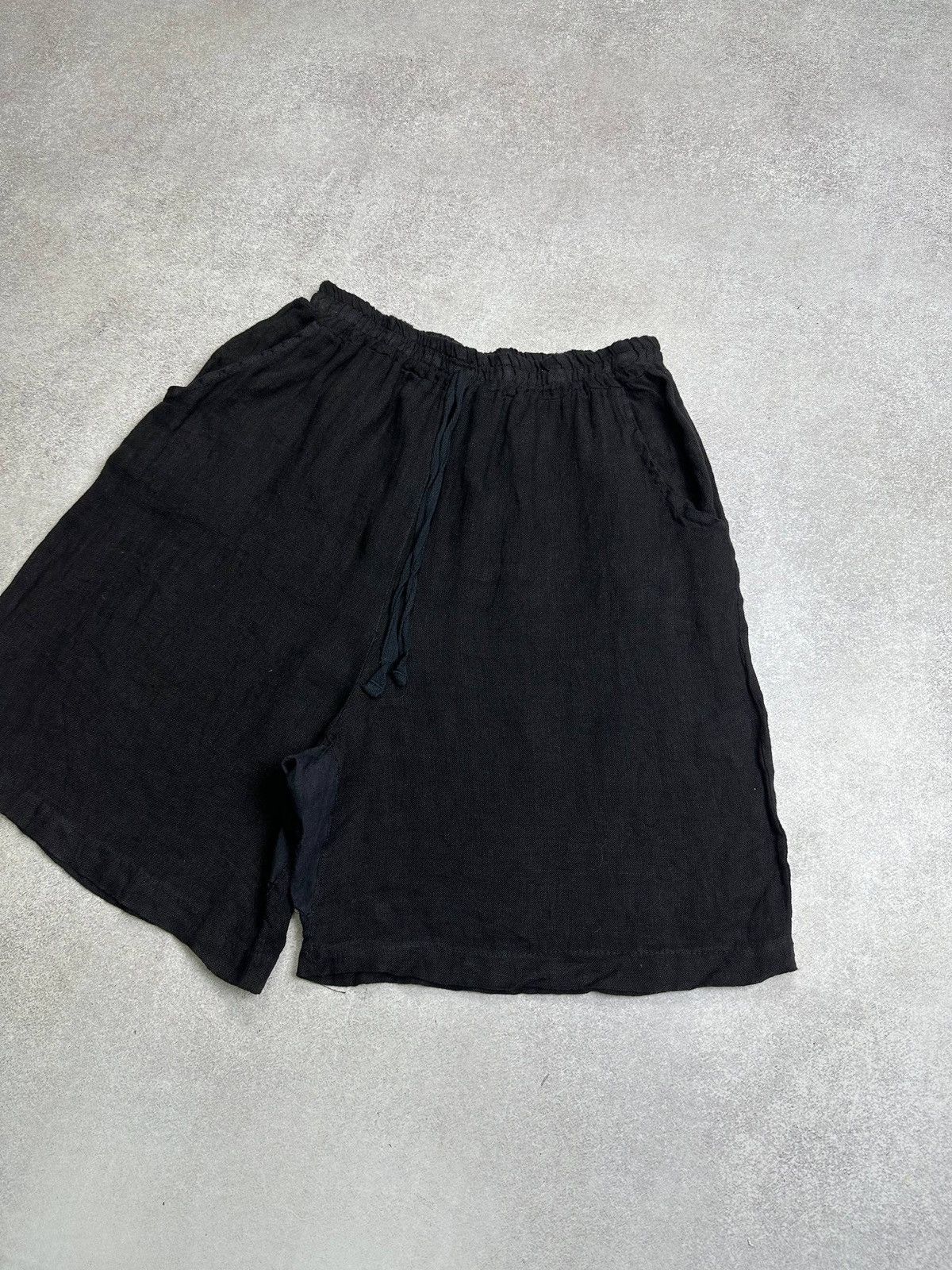 Rundholz Rundholz Black Label Linen Relaxed Shorts Yohji L Size US 34 / EU 50 - 2 Thumbnail