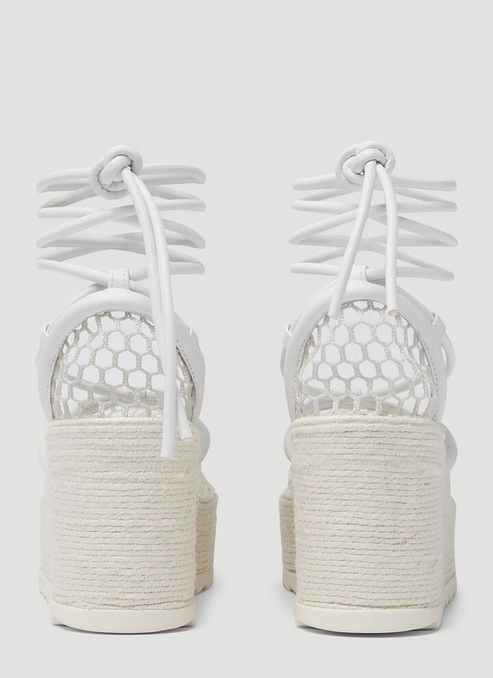 Bottega Veneta o1s1wg110924 Stretch in White Size US 6 / IT 36 - 4 Thumbnail