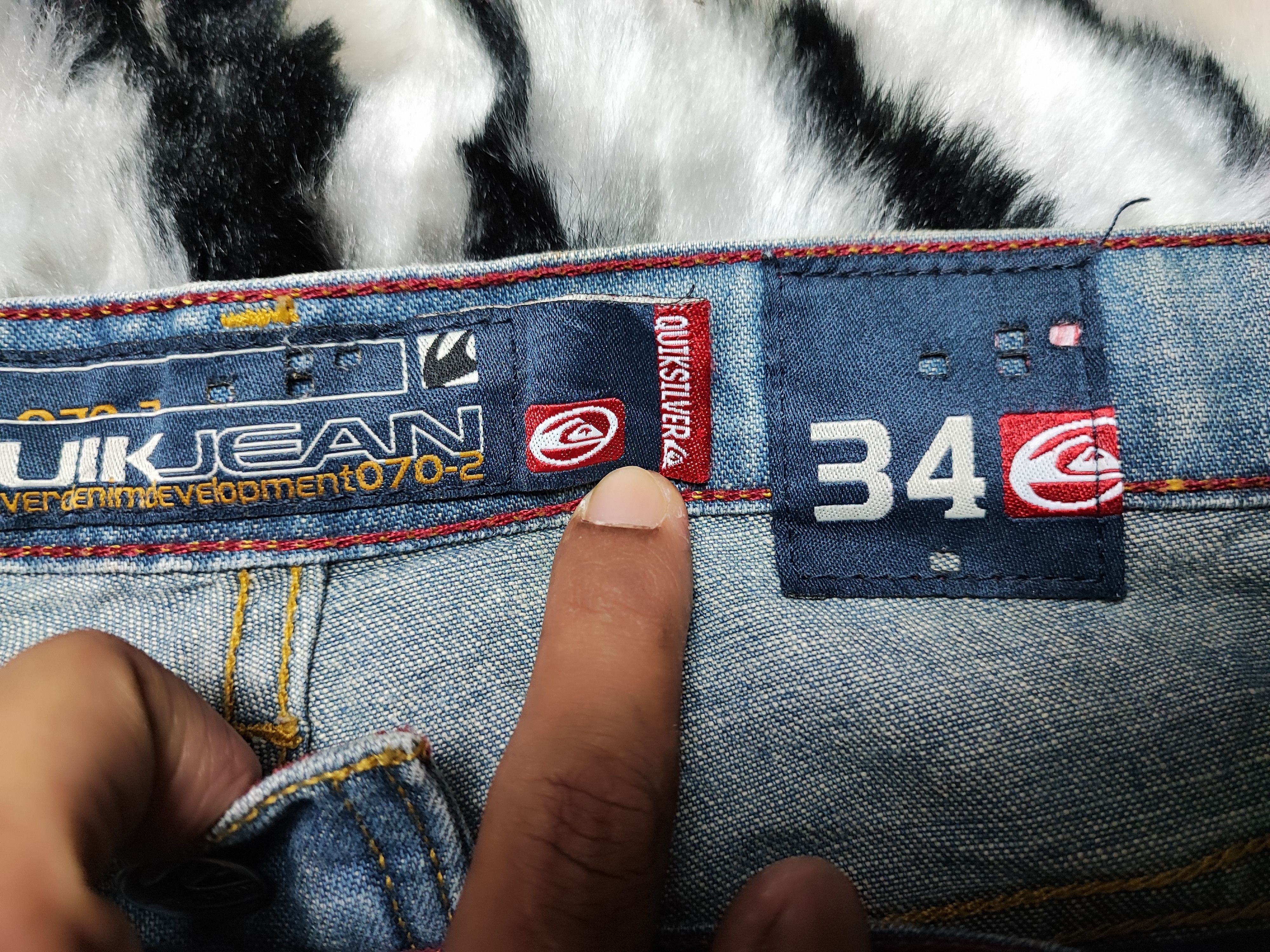 Quiksilver × Vintage Quiksilver Jeans Baggy Size 33 Size US 33 - 8 Thumbnail