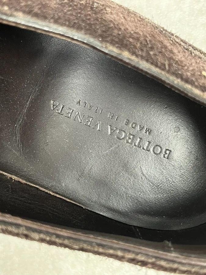 Bottega Veneta Bottega Veneta Brown Suede Derby Shoes Size US 7 / EU 40 - 11 Thumbnail