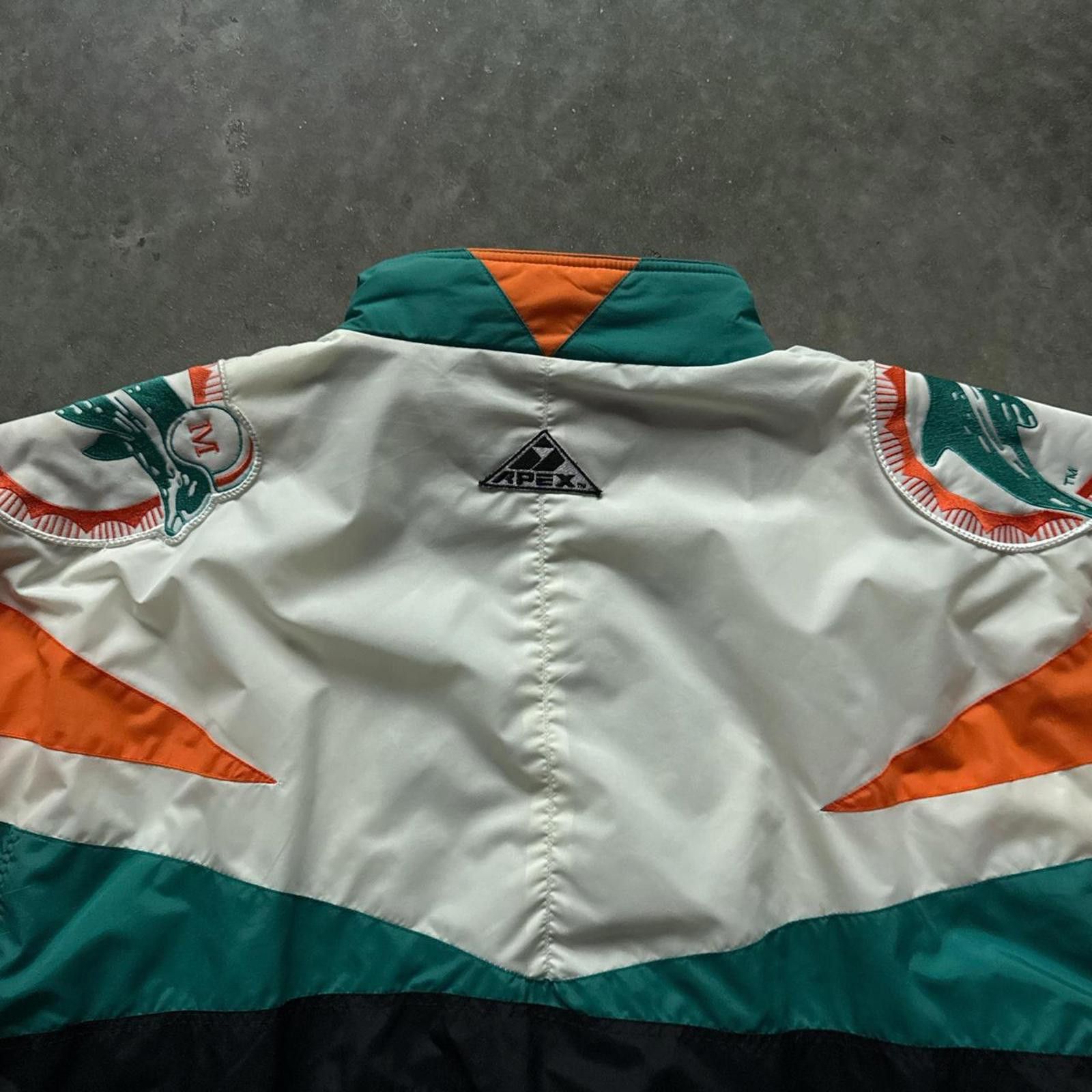 Other Miami Dolphins Vintage 90’s Apex Sportswear Jacket Size US XL / EU 56 / 4 - 4 Thumbnail