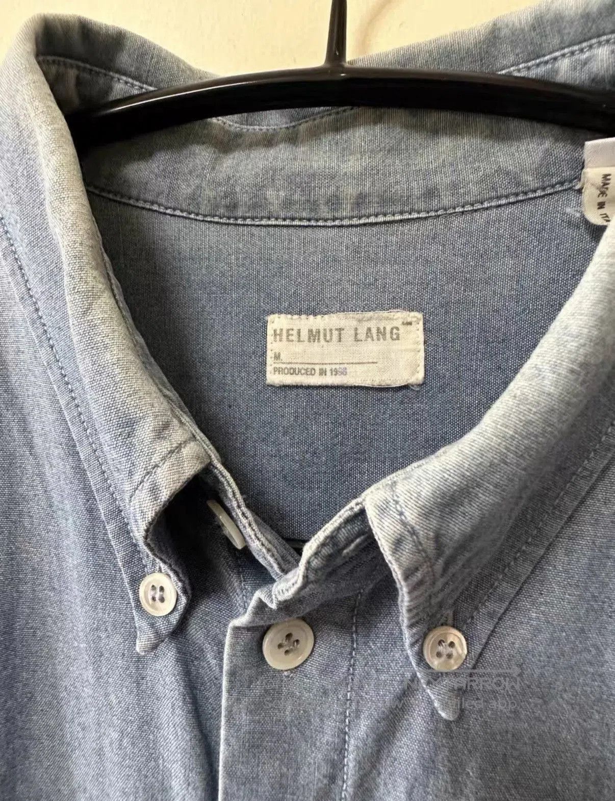 Helmut Lang Blue Short. Size US L / EU 52-54 / 3 - 3 Thumbnail