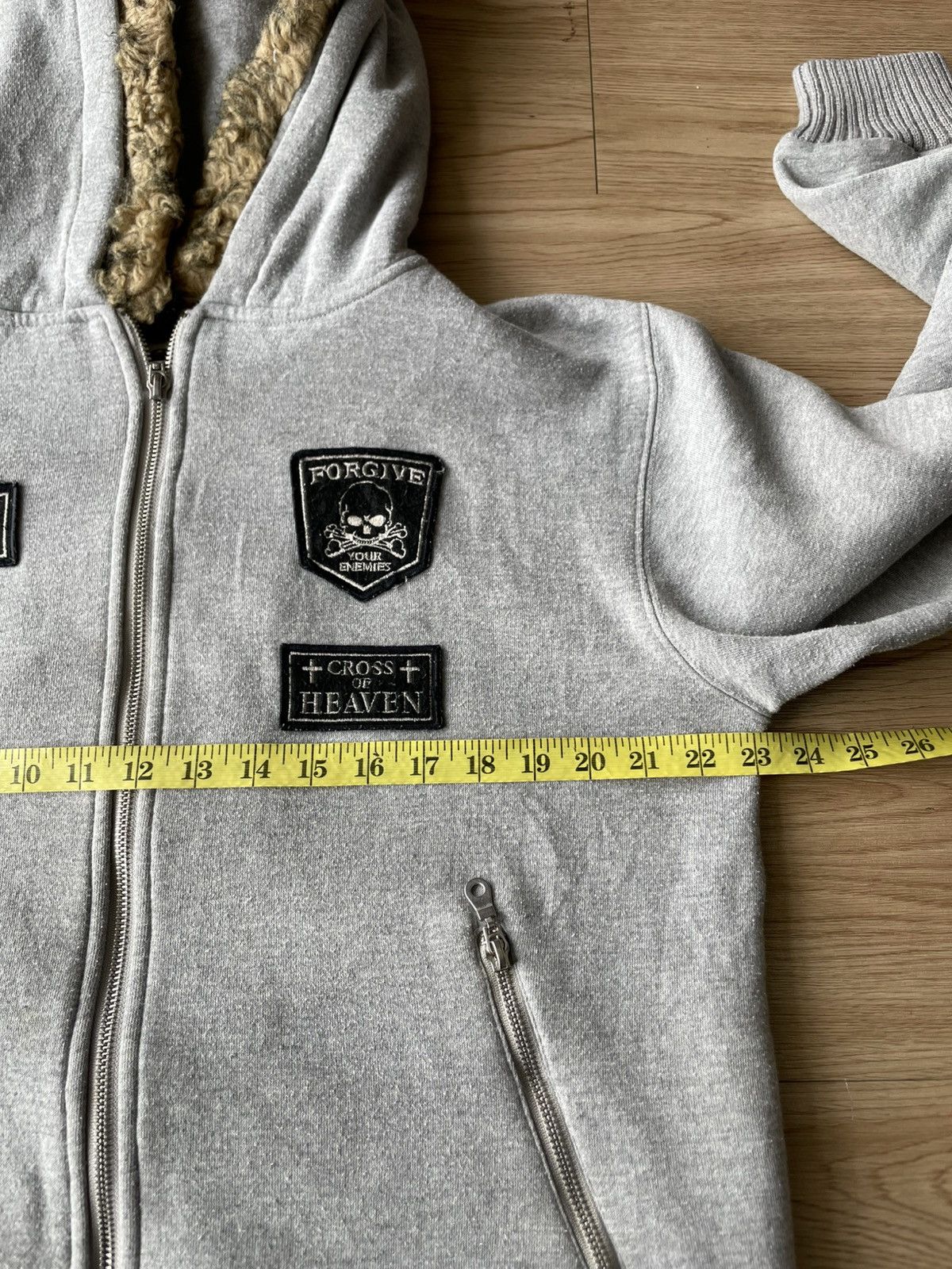 If Six Was Nine × Japanese Brand Strange Heaven Y2k Fur Punk Style Hoodie Size US L / EU 52-54 / 3 - 9 Thumbnail