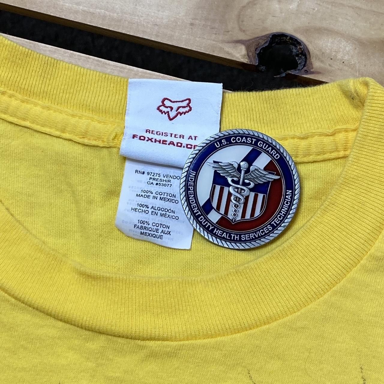Fox Racing Vintage Fox Racing Yellow Motocross Tee Size Large Size US L / EU 52-54 / 3 - 4 Thumbnail