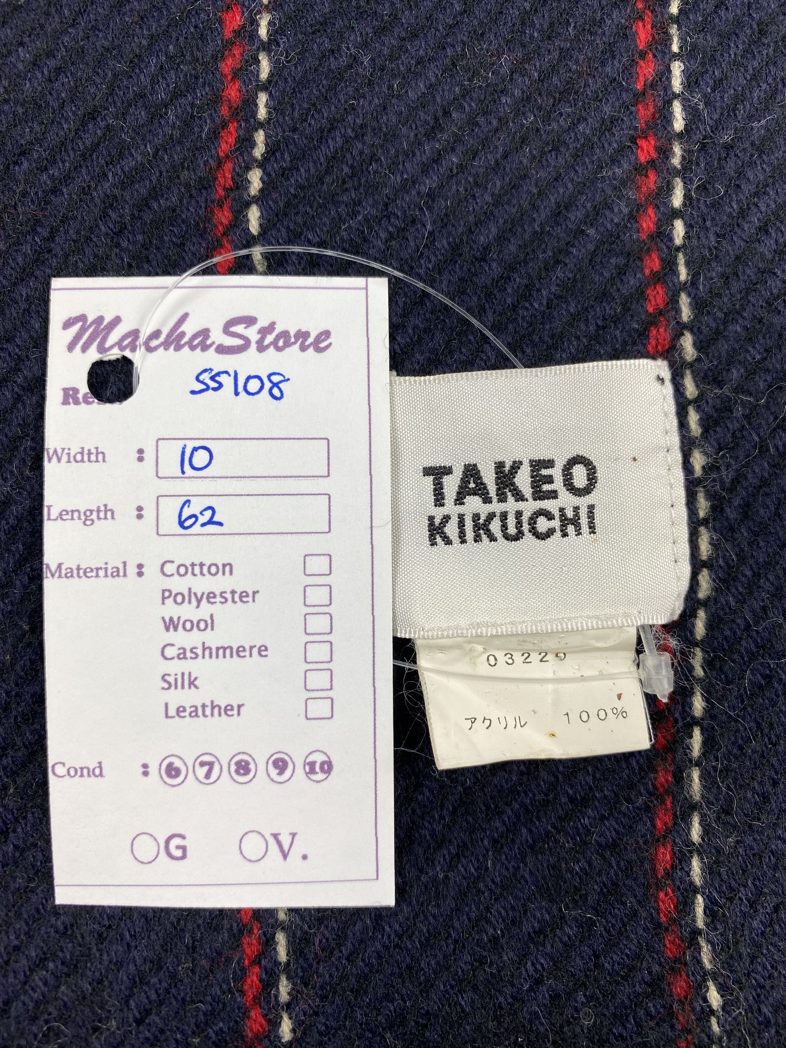 Takeo Kikuchi Takeo Kikuchi Scarf / Muffler / Neckwear Size ONE SIZE - 5 Thumbnail