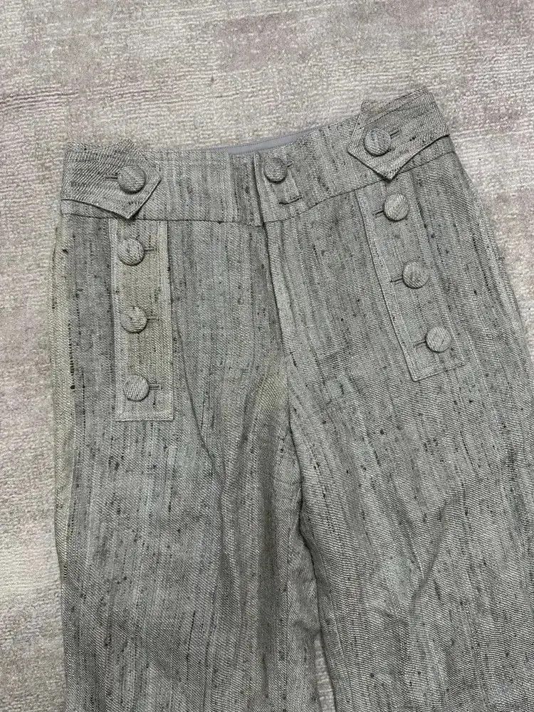 Yohji Yamamoto Sz 2 Yohji Yamamoto Regulation Linen Trousers-2505 Size US 32 / EU 48 - 3 Thumbnail