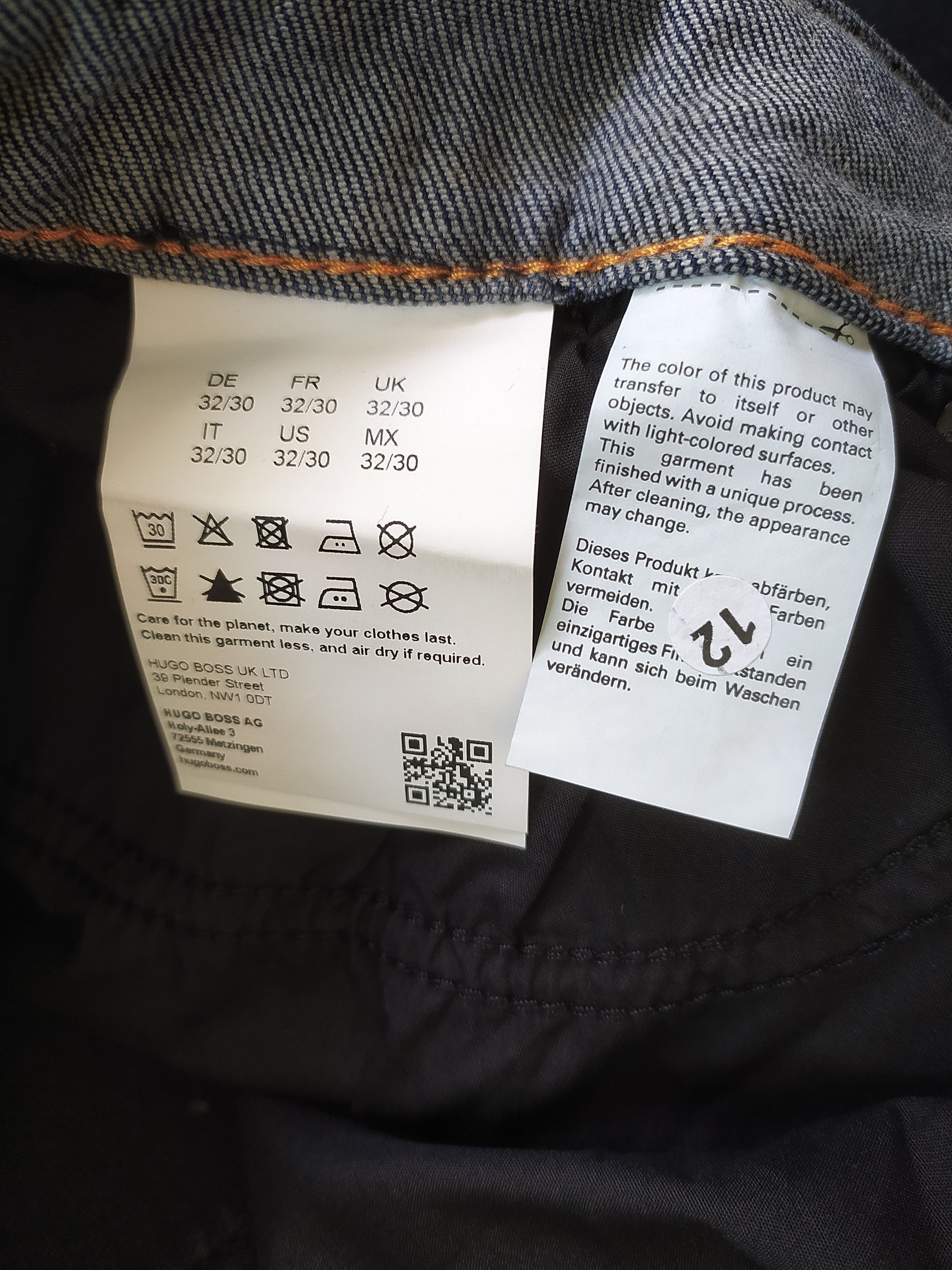 Hugo Boss HUGO BOSS Onyx Slim Taper fit Jeans Free Shipping T/6040 Size US 32 / EU 48 - 6 Thumbnail