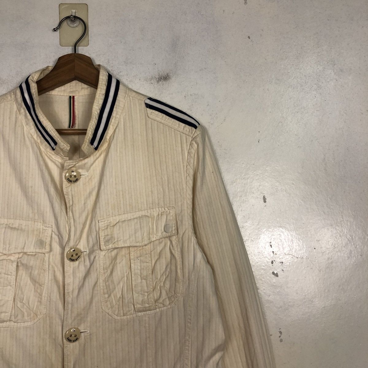 Issey Miyake 💥VINTAGE HICKORY CHORE JACKET STRIPED SABI SABI Size US S / EU 44-46 / 1 - 8 Thumbnail