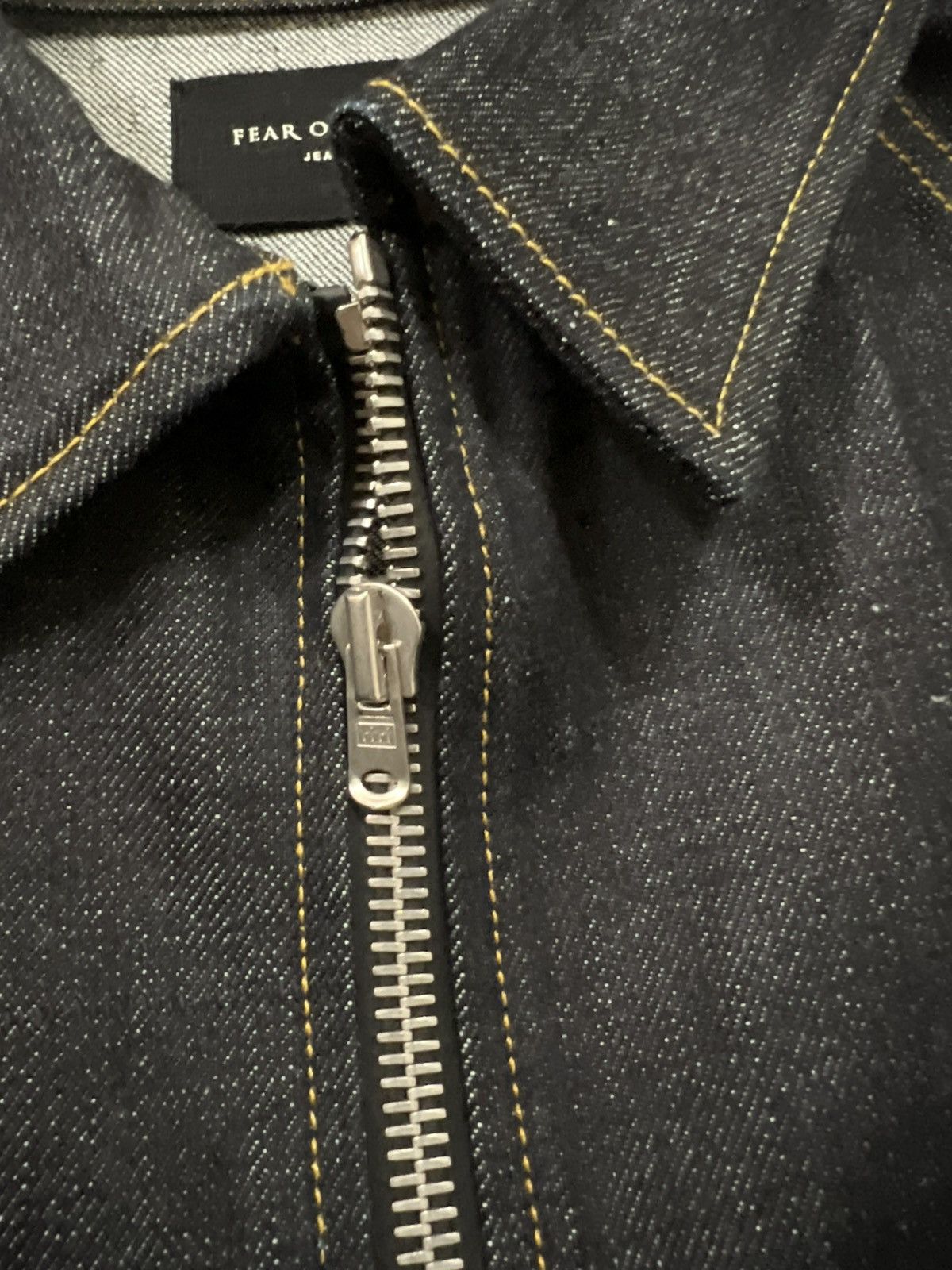 Fear of God Fear of God Raw Selvedge Denim Long Jacket Raw Indigo size S Size US S / EU 44-46 / 1 - 2 Thumbnail