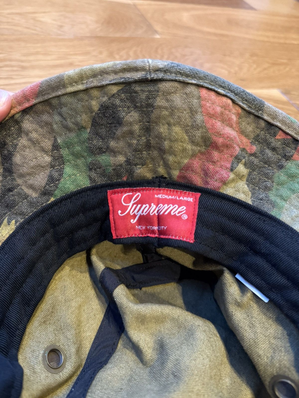 Supreme Supreme Washed Canvas Boonie SS24 “Tan Camo” Size ONE SIZE - 4 Thumbnail