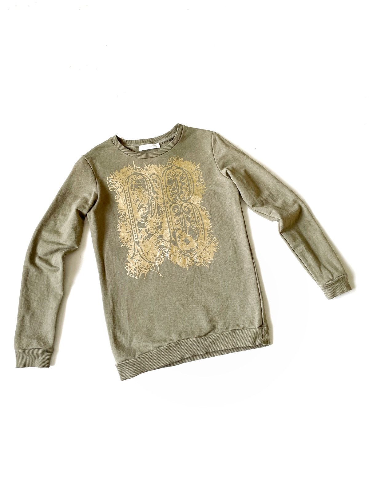 Pierre Balmain Pierre Balmain Big Logo Green Women Sweatshirt Size 38/M Size M / US 6-8 / IT 42-44 - 1 Thumbnail