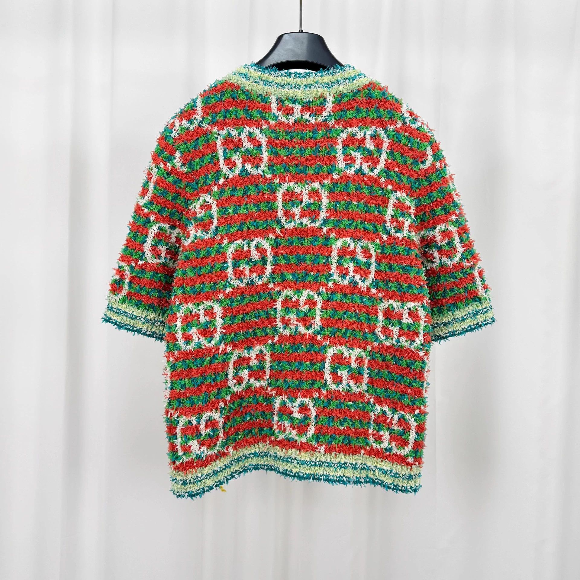 Gucci Gucci Chanel GG allover print knit cardy L new Size L / US 10 / IT 46 - 2 Thumbnail