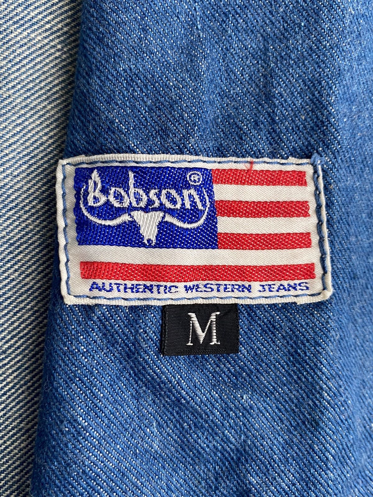 Vintage Vintage BOBSON Denim Blue Chore Jacket (M) Size US M / EU 48-50 / 2 - 23 Thumbnail