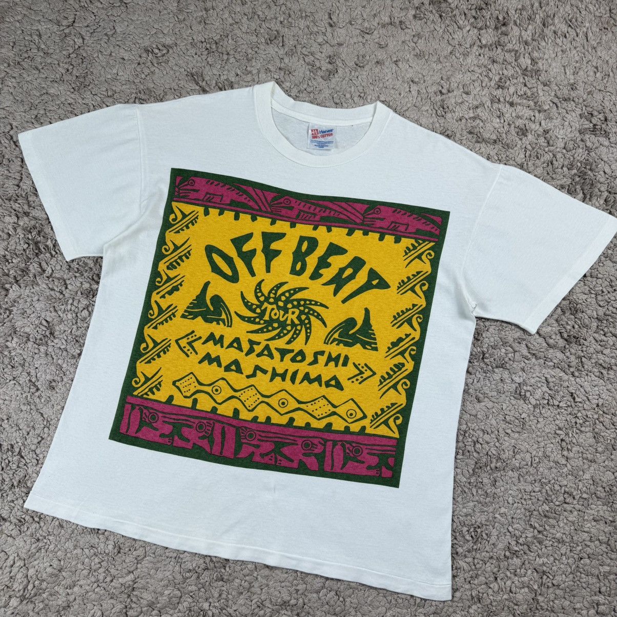 Vintage Vintage 1992 Off Beat Tour Masatoshi "Marcy" Mashima T-shirt Size US L / EU 52-54 / 3 - 4 Thumbnail