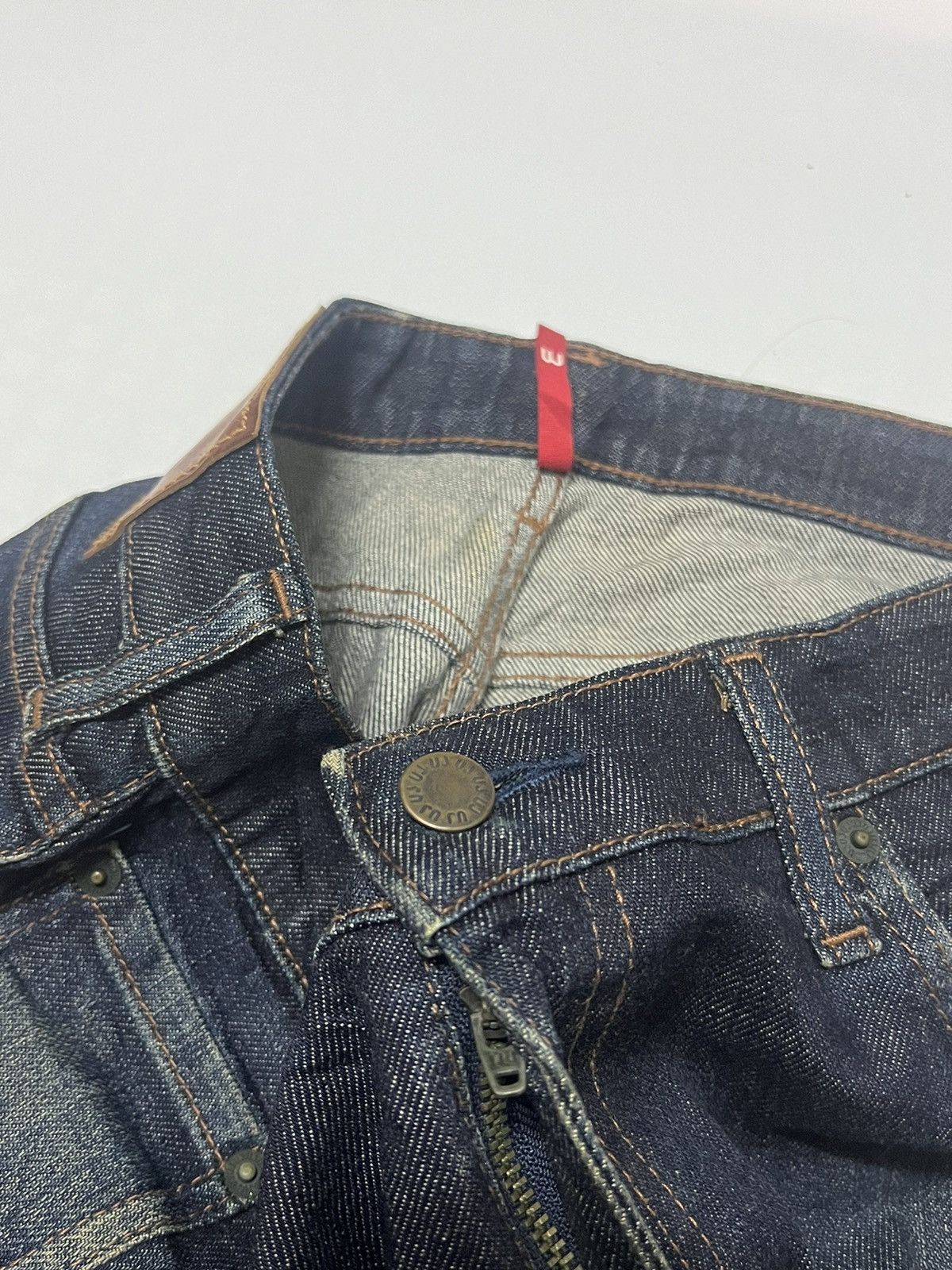 Uniqlo Uniqlo UJ Dark Blue Wash Distressed Denim Size US 34 / EU 50 - 7 Thumbnail