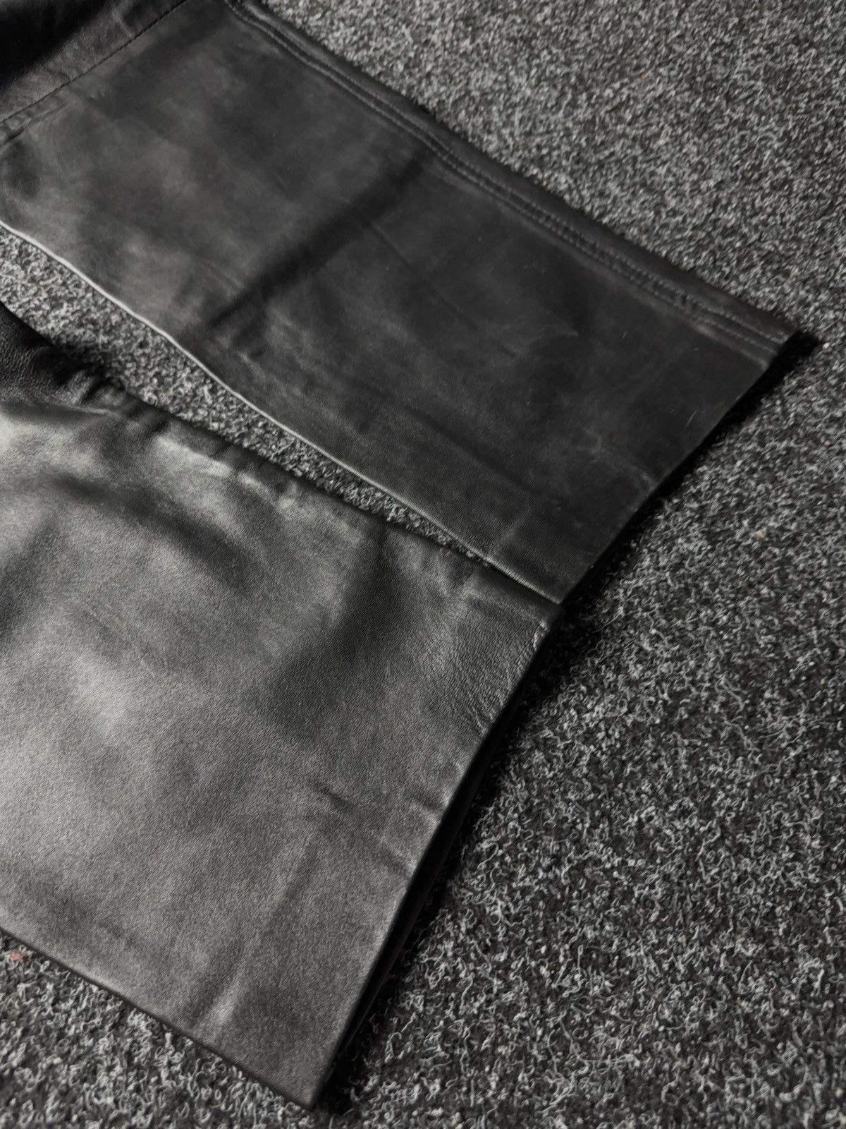 Leather Y2K Vintage Leather Pants Opium Style Alt Biker USA Rare Size US 34 / EU 50 - 20 Thumbnail