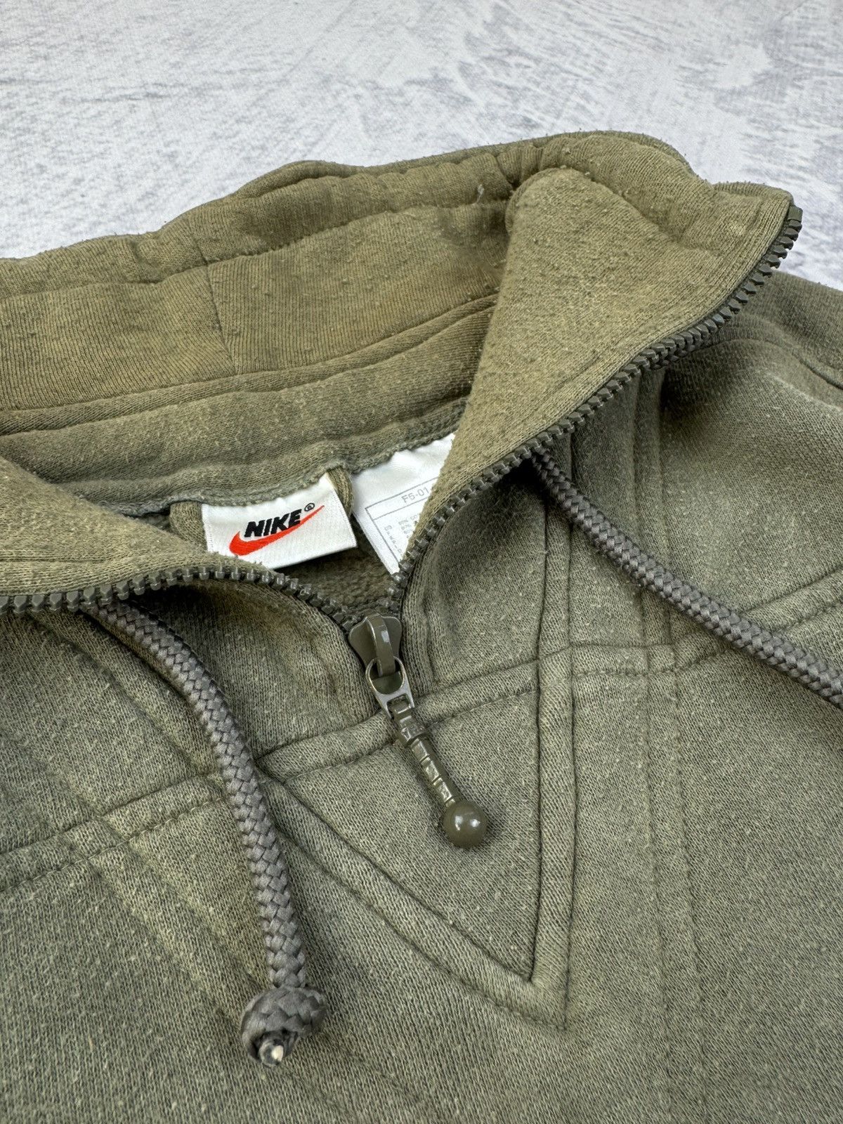 Nike × Vintage NIKE DOUBLE LOGO VINTAGE 1/3 ZIP OVERSIZE BOXY SWEATSHIRT Size US L / EU 52-54 / 3 - 5 Thumbnail