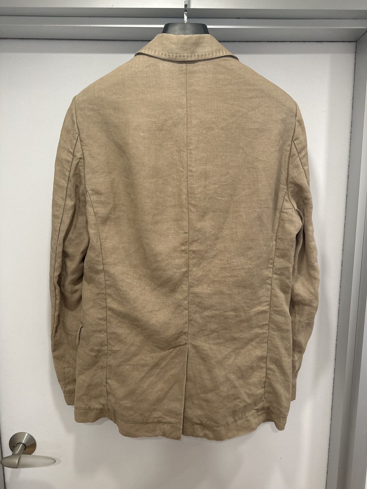 Billy Reid Billy Reid Tan Linen Blazer 40L Size 40L - 2 Thumbnail