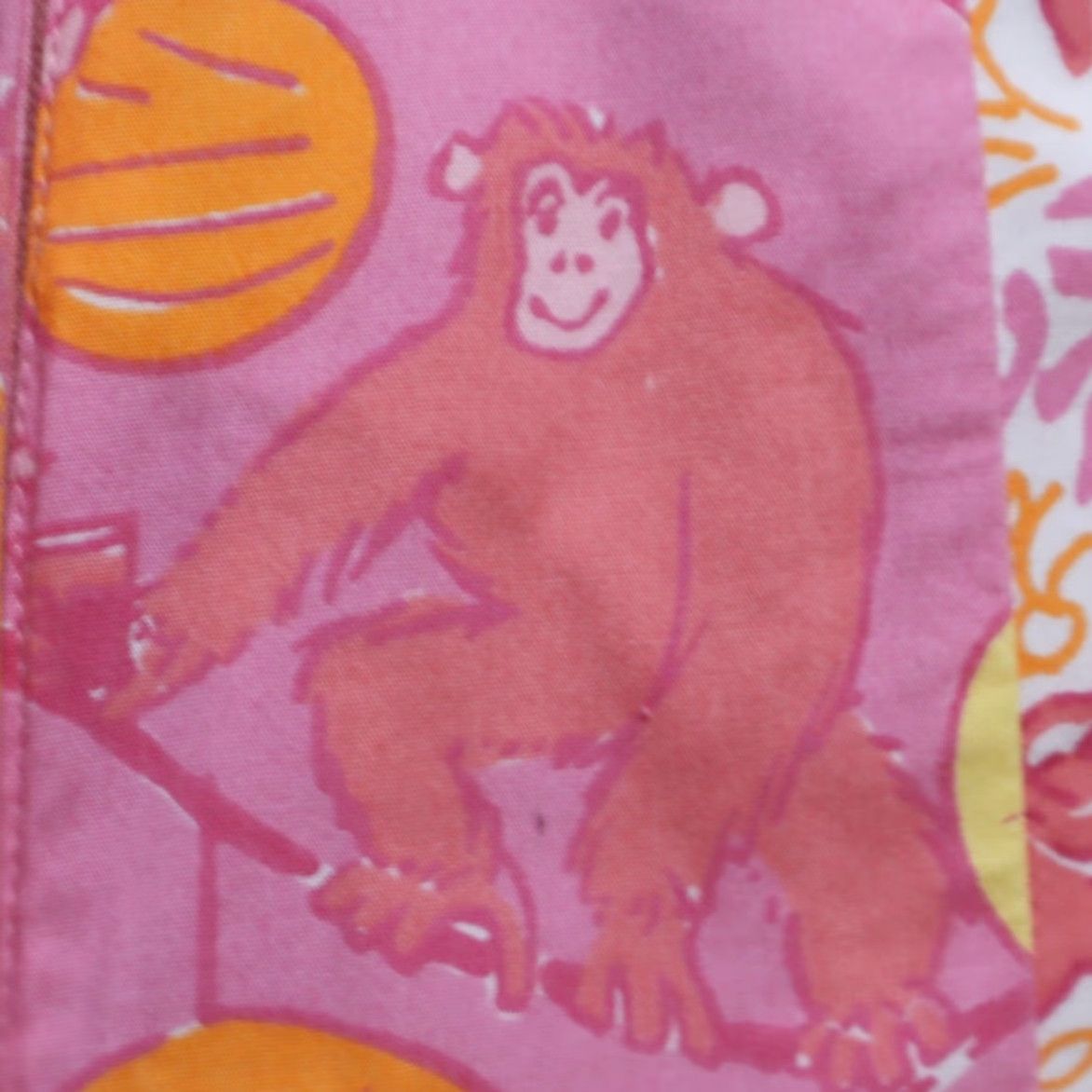 Lilly Pulitzer Lilly Pulitzer Monkey Mommy and Me Crop Pink All Over Print Chino Pants Women's 10 Size 32" / US 10 / IT 46 - 7 Thumbnail