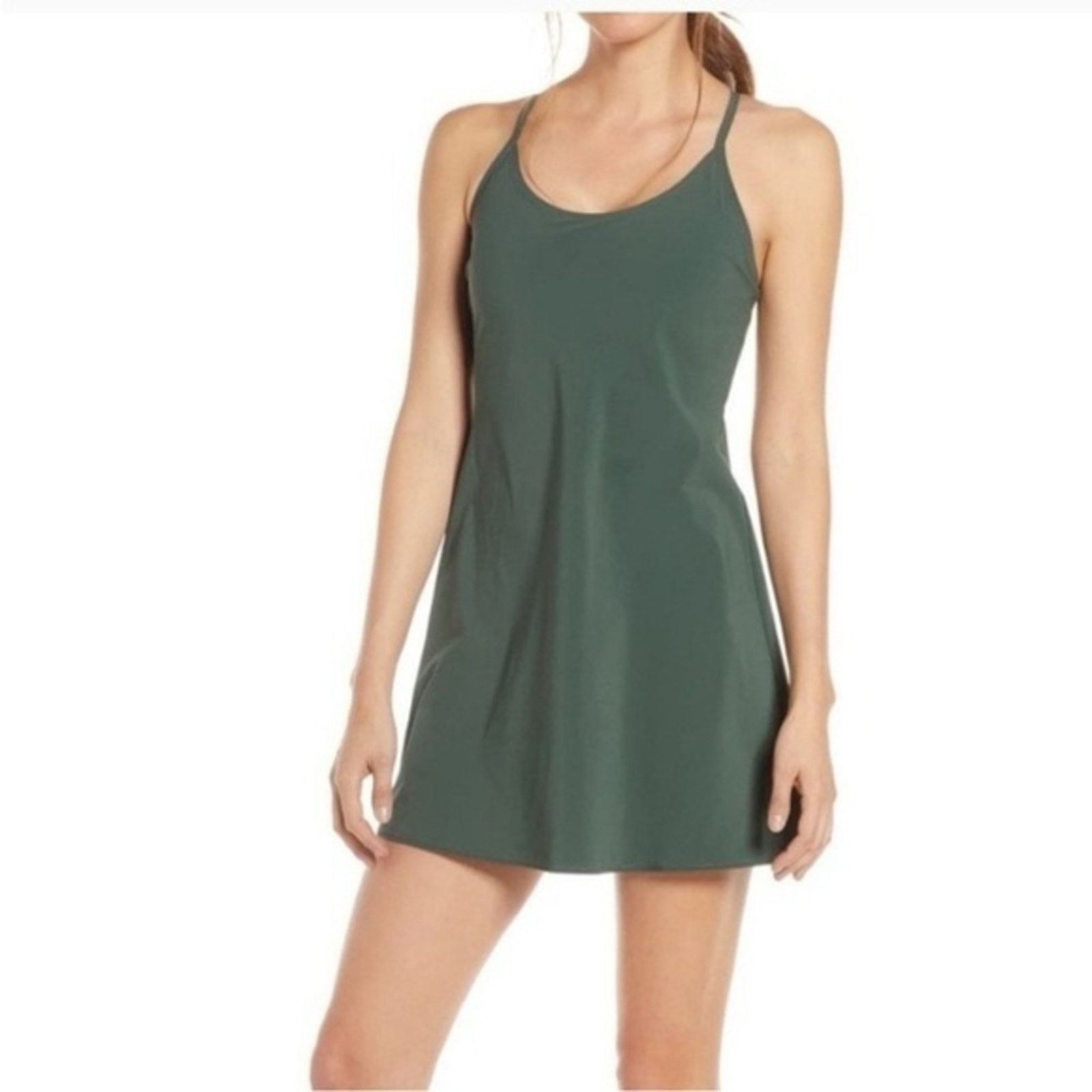 Outdoor Voices Outdoor Voices Exercise Dress Women’s Small Evergreen Size S / US 4 / IT 40 - 4 Thumbnail
