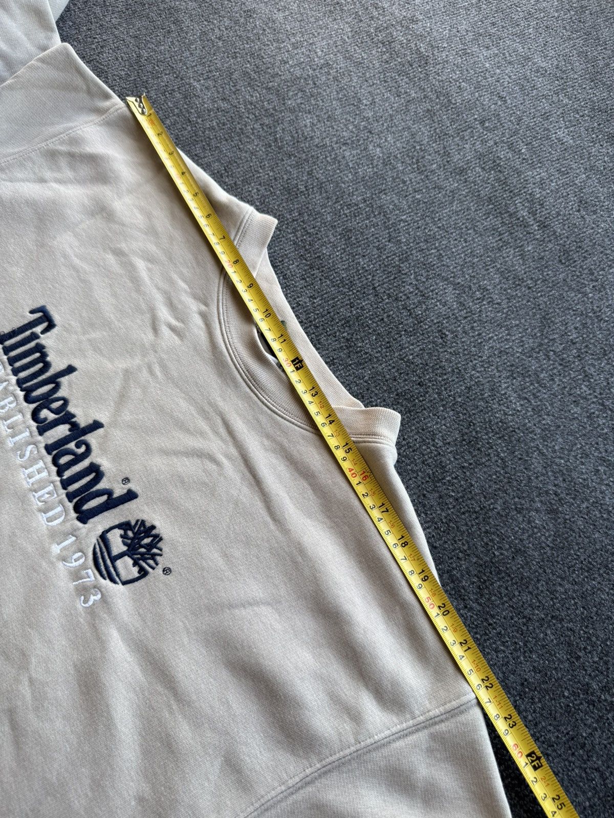 Timberland 00s Timberland Distressed Vintage Logo Crewneck Sweatshirt Size US XL / EU 56 / 4 - 19 Thumbnail