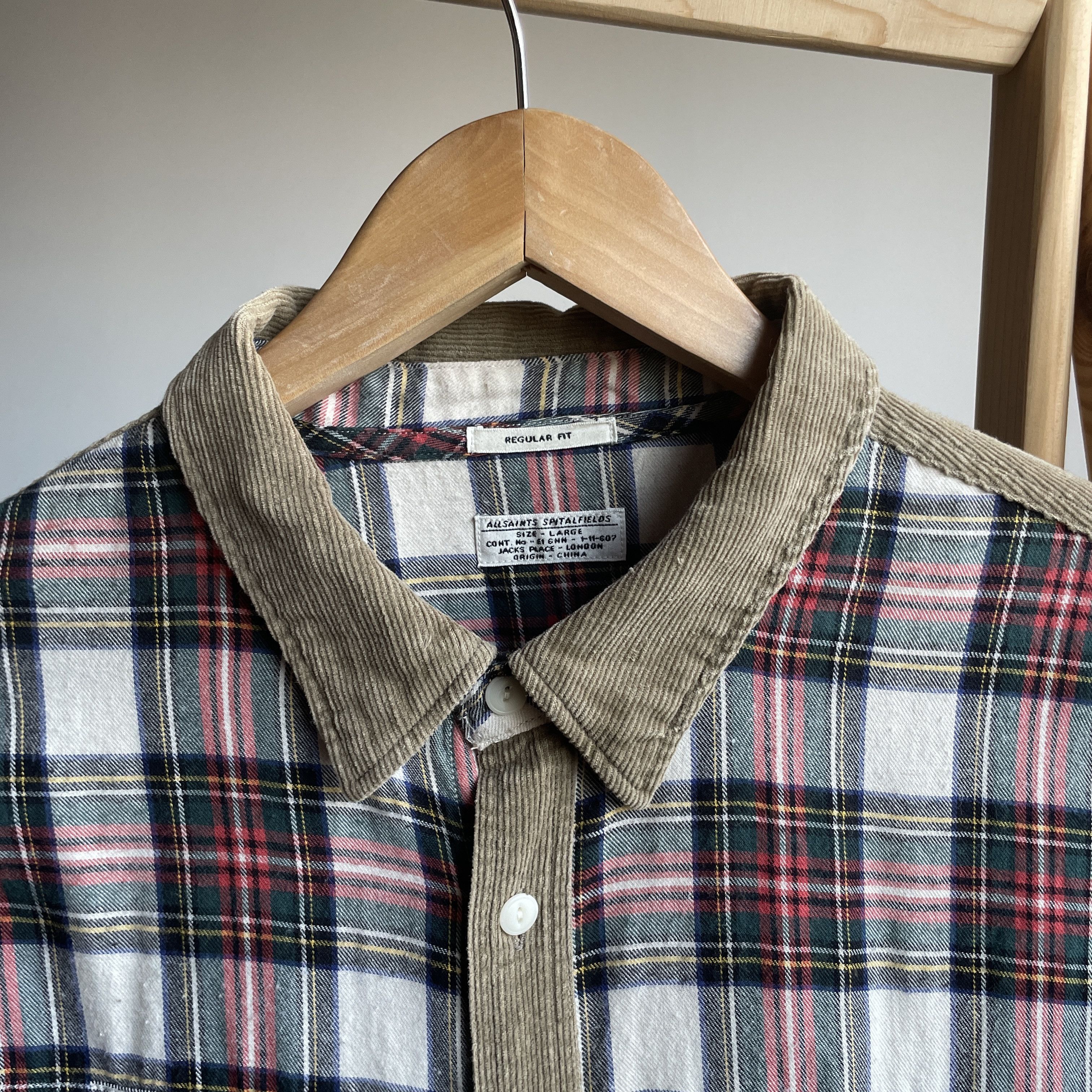 Allsaints Allsaints Arleaux Checkered Flannel Shirt Size L Size US L / EU 52-54 / 3 - 4 Thumbnail