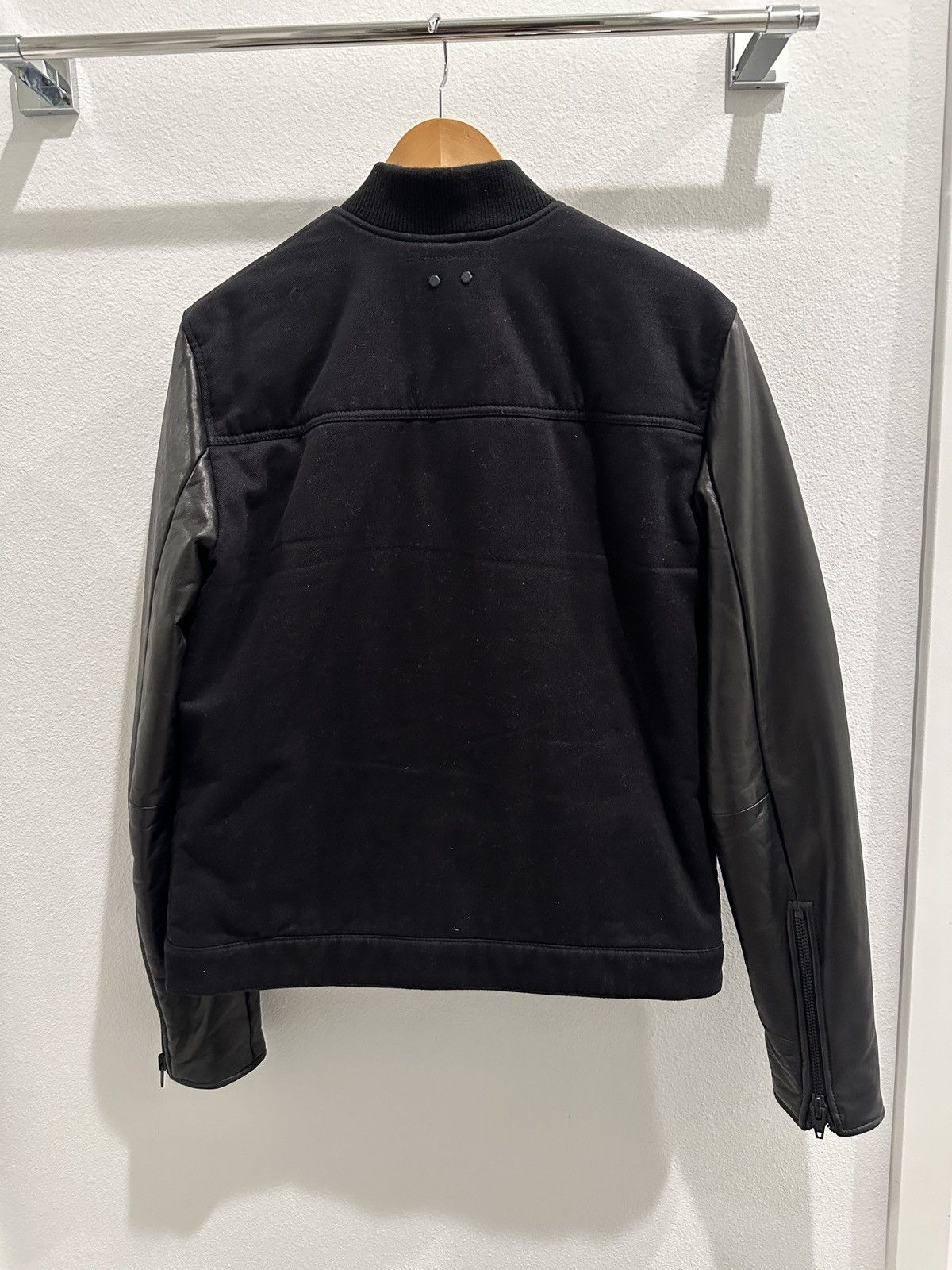 T by Alexander Wang T by Alexander Wang Trucker Jacket with Leather Sleeves Size US S / EU 44-46 / 1 - 3 Thumbnail
