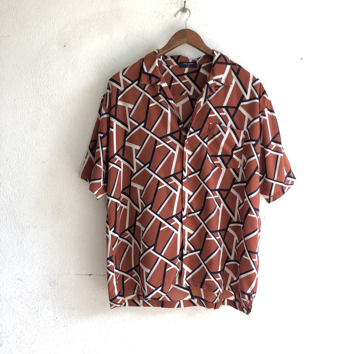 Japanese Brand BACK NUMBER camp collar shirt Size US M / EU 48-50 / 2 - 1 Thumbnail