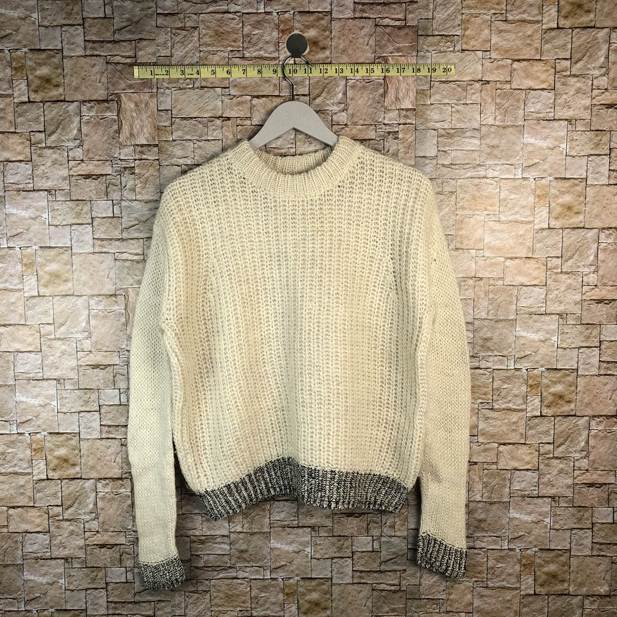 Homespun Knitwear × Japanese Brand × Kate Spade Kate Spade Saturday White mohair Knitwear #A1189 Size S / US 4 / IT 40 - 1 Thumbnail
