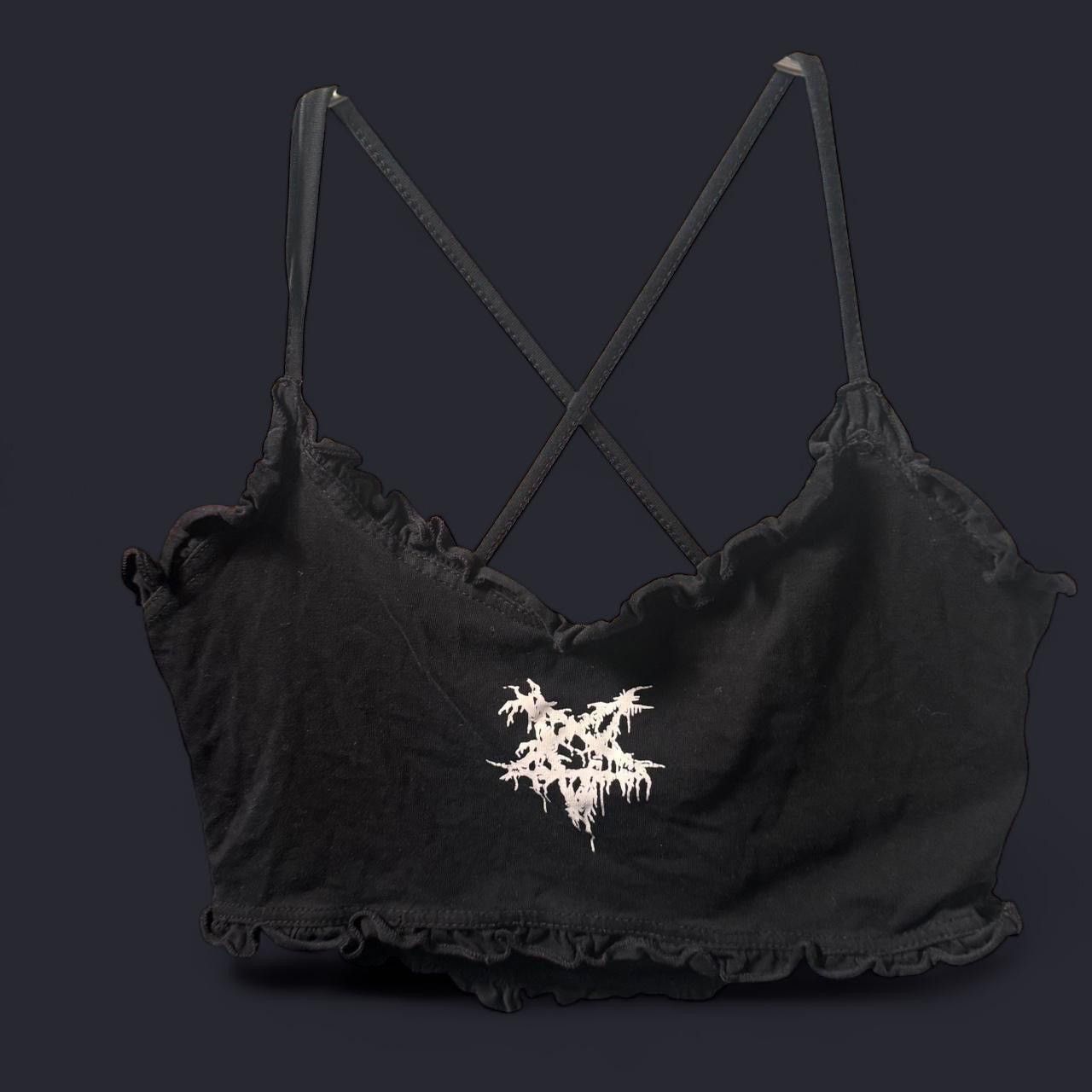 Hot Topic Pentagram Bralette Size M Size M / US 6-8 / IT 42-44 - 1 Thumbnail