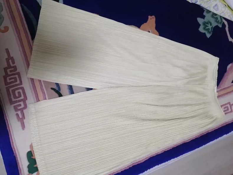 Issey Miyake Issey Miyake size:4 Yellow pleated pants Size 42" / US 20 - 2 Thumbnail