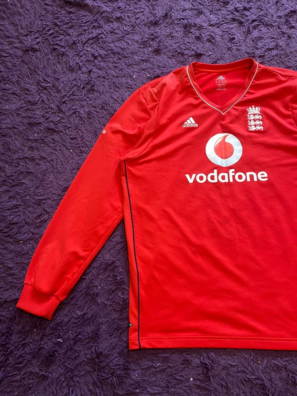 England Cricket Team Vodafone long sleeve jersey shirt