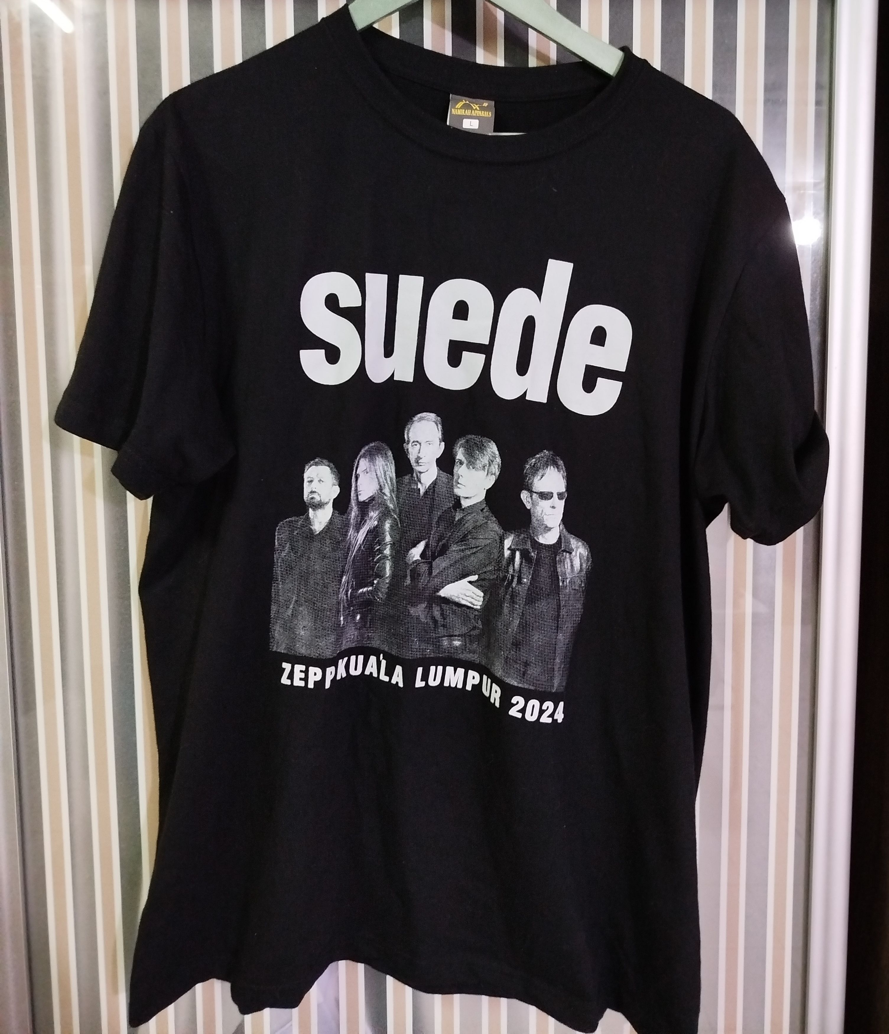 Band Tees Suede Asia Tour 2024 Size US L / EU 52-54 / 3 - 1 Thumbnail