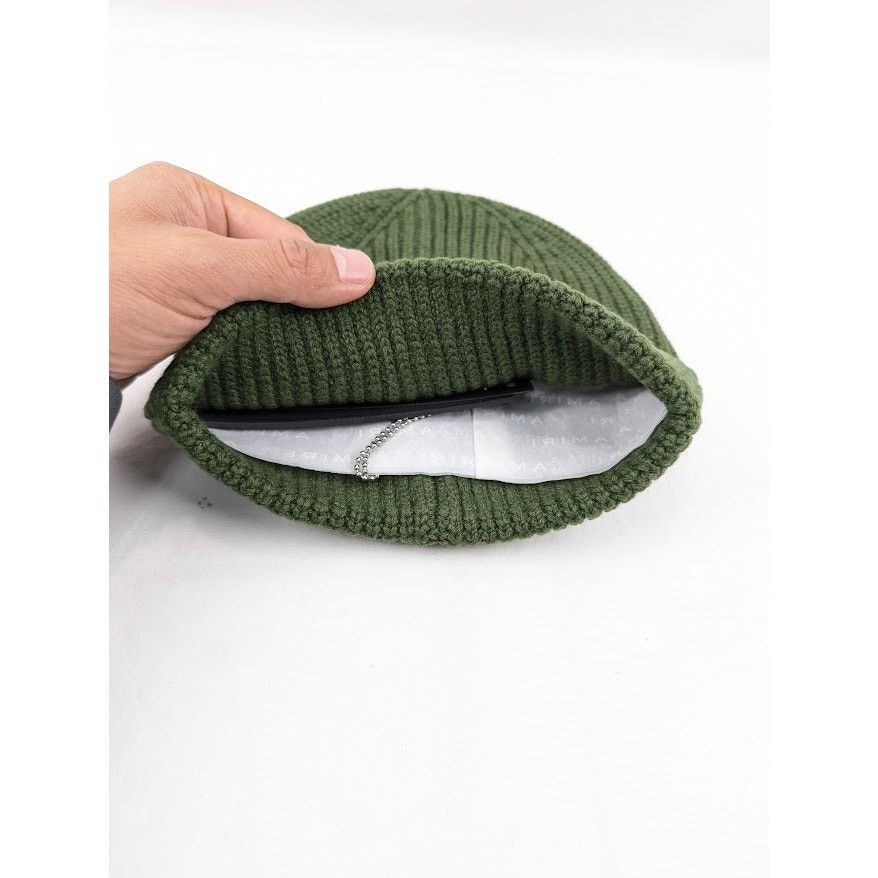 Amiri o1rshd1 Q:19 / Size: OS / MA Beanie Hat / Cap in Green Size ONE SIZE - 5 Thumbnail