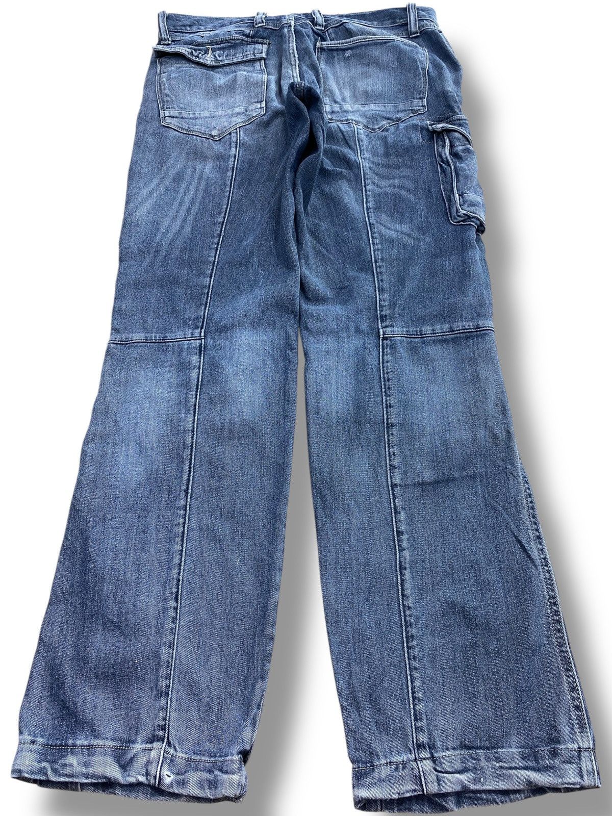 Japanese Brand Japanese Brand Faded Blue Wash Style Jeans Size US 34 / EU 50 - 3 Thumbnail