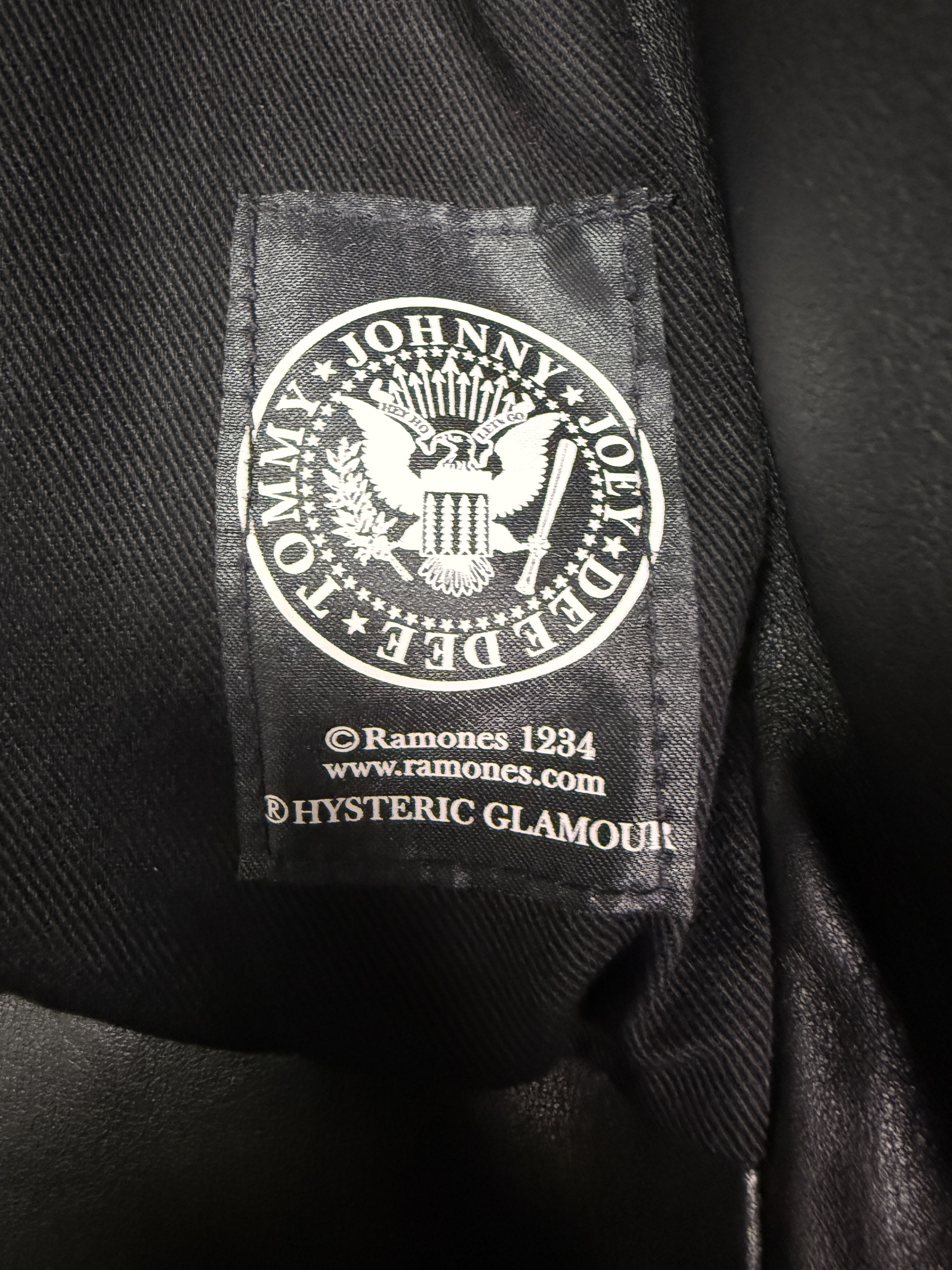 Hysteric Glamour Lewis Leathers x Hysteric Glamour x Ramones Rider Jacket Size S / US 4 / IT 40 - 14 Thumbnail