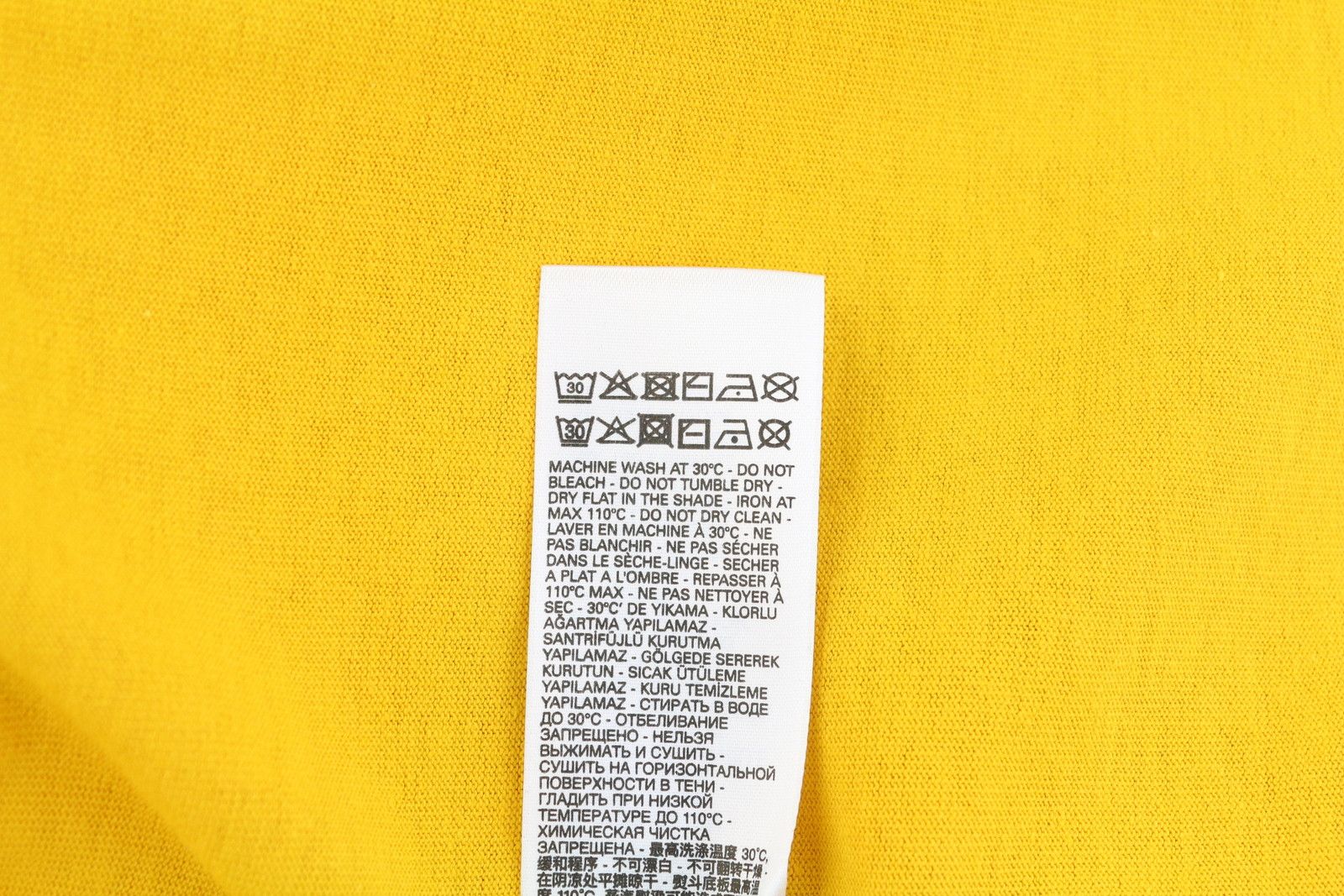 Diesel T-JUST-LS-B51 M Yellow Tricot Logo T-Shirt 41009 Size US M / EU 48-50 / 2 - 9 Thumbnail