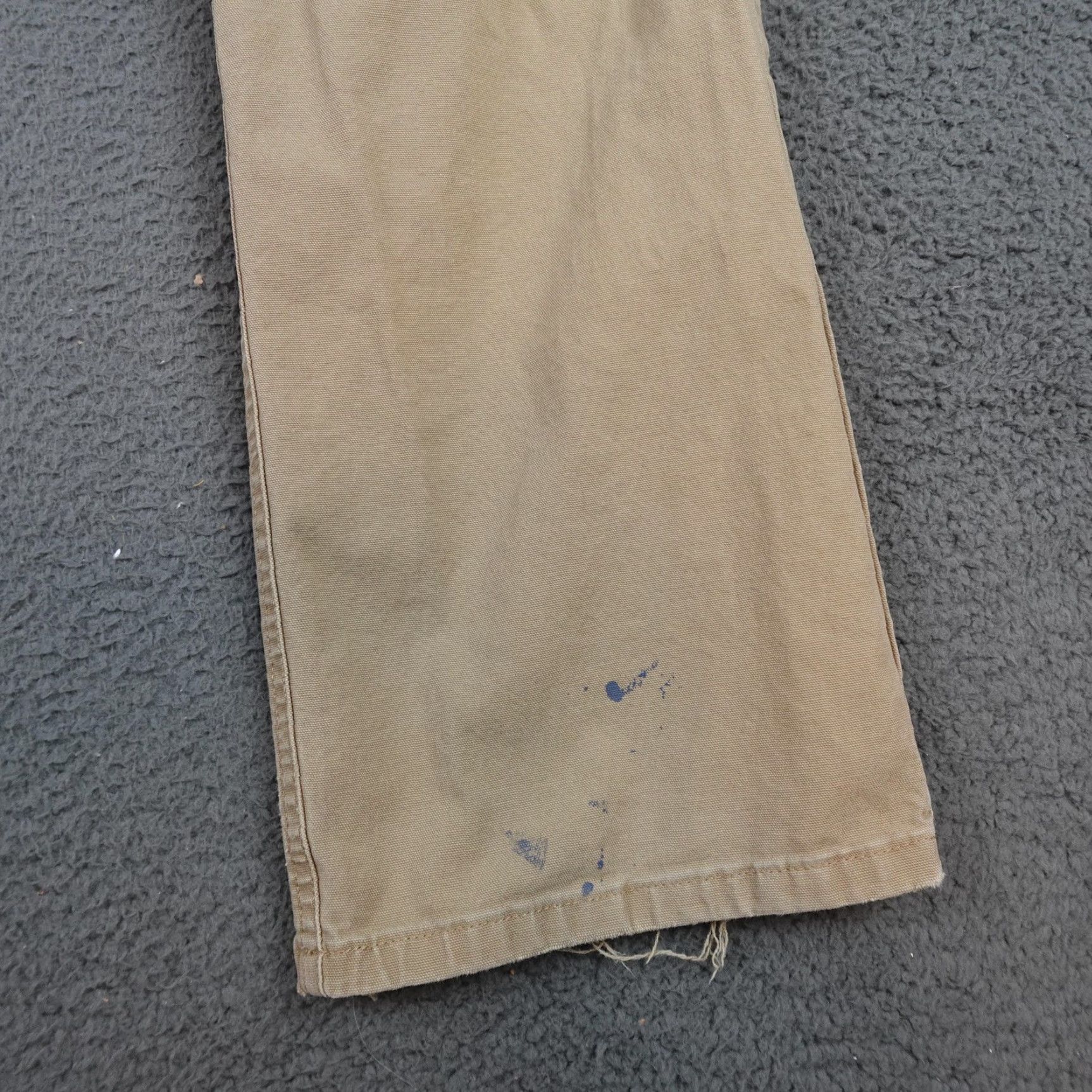 Vintage Stio Pants Mens 35x30 Beige Khaki Outdoor Workwear Paint Stains Size US 35 - 3 Thumbnail