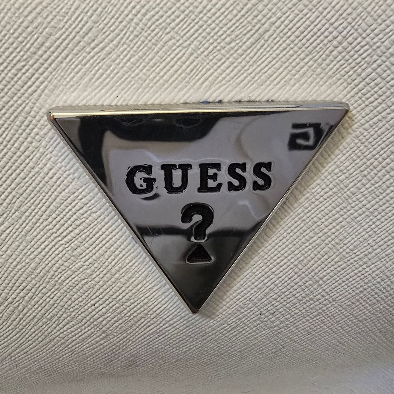 Guess White Black Trim Detailed GUESS Handbag Size ONE SIZE - 7 Thumbnail