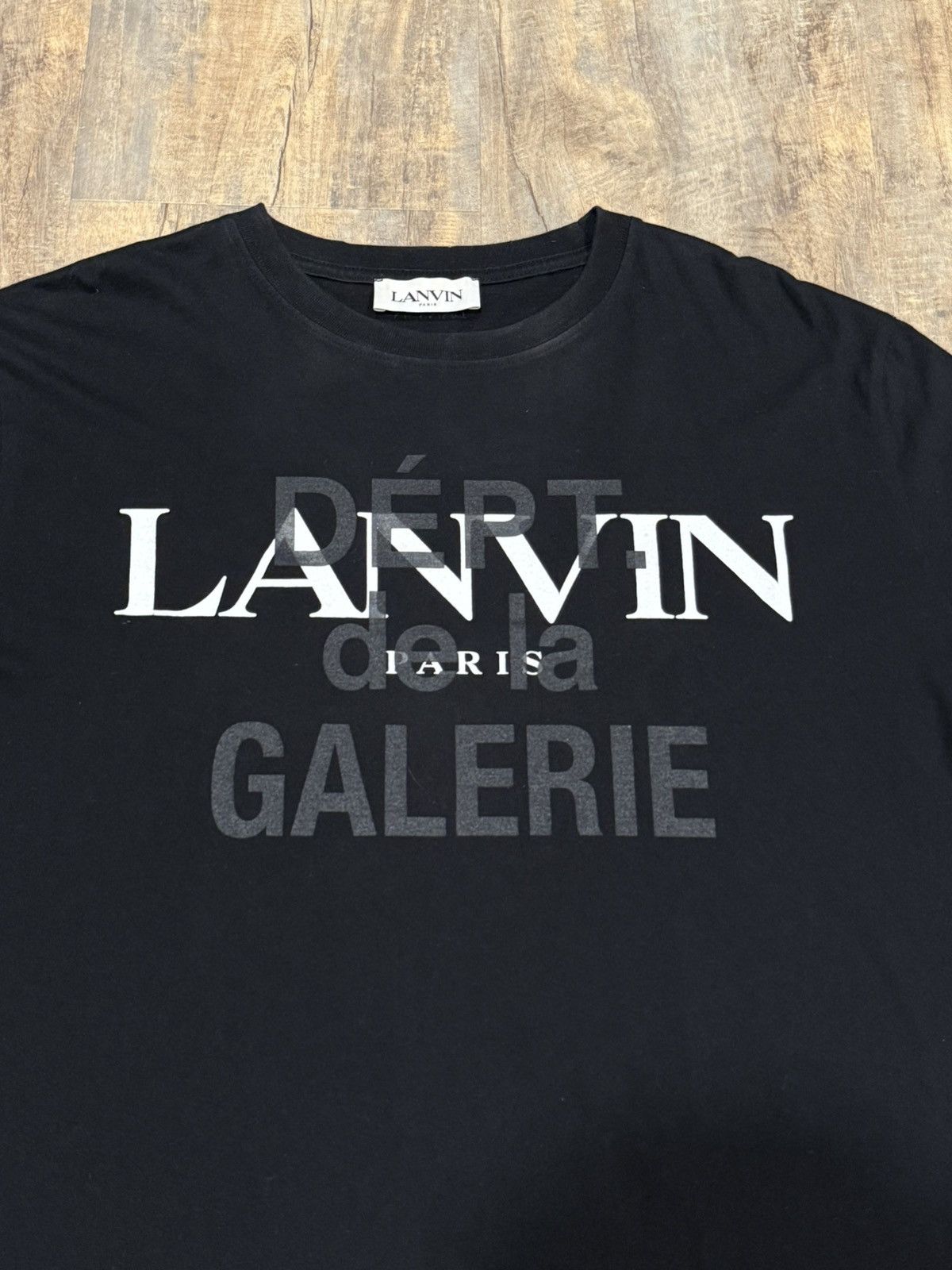Gallery Dept. × Lanvin Gallery Dept x Lanvin French G Logo Black Tee Souvenir Paris Size US XL / EU 56 / 4 - 3 Thumbnail