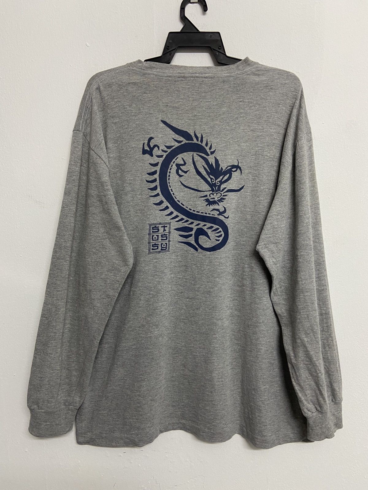 Stussy Vintage 90s Stussy Dragon Shirt Single Stitch Large Size US L / EU 52-54 / 3 - 1 Thumbnail