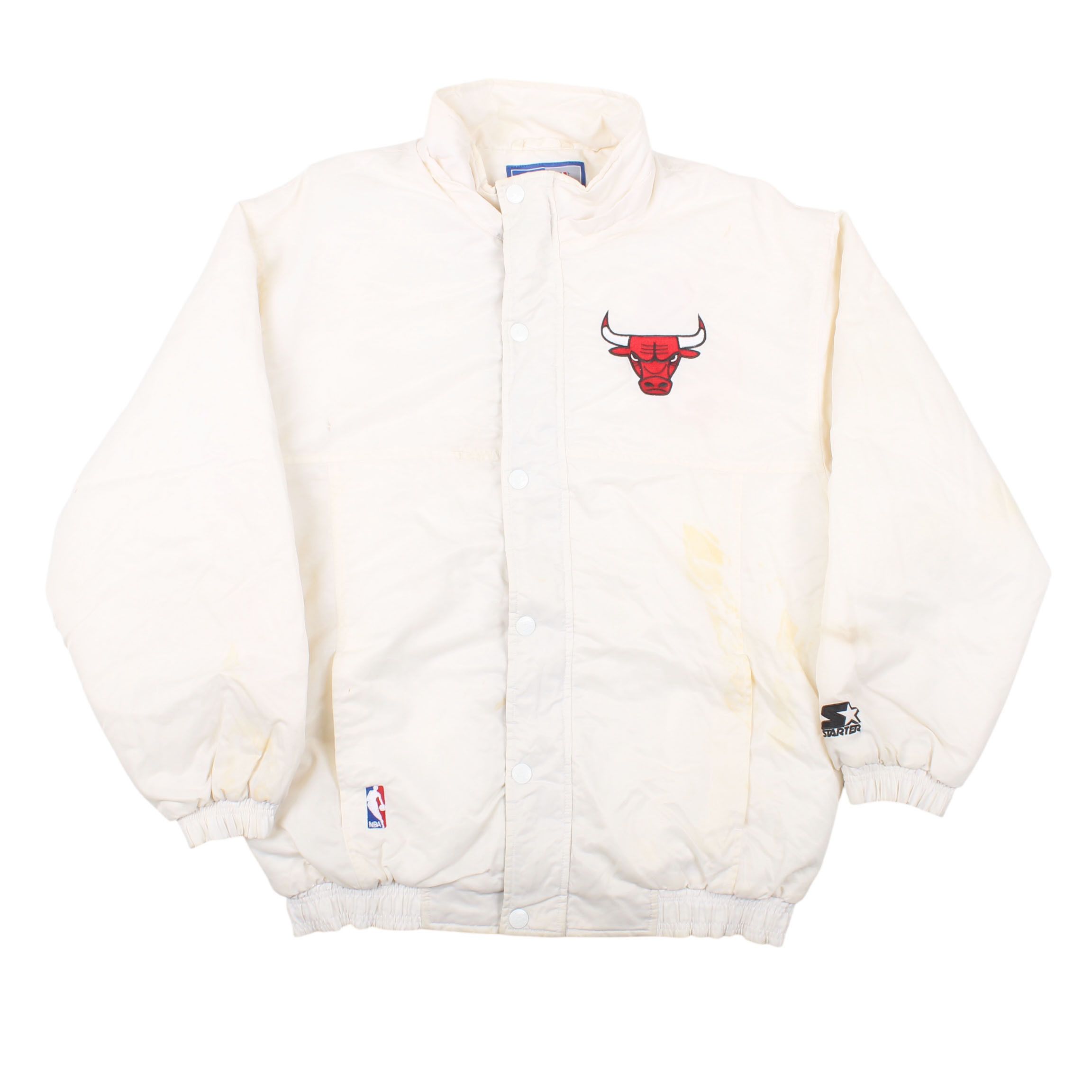 NBA × Starter Starter Chicago Bulls Puffer Jacket Size US M / EU 48-50 / 2 - 2 Thumbnail